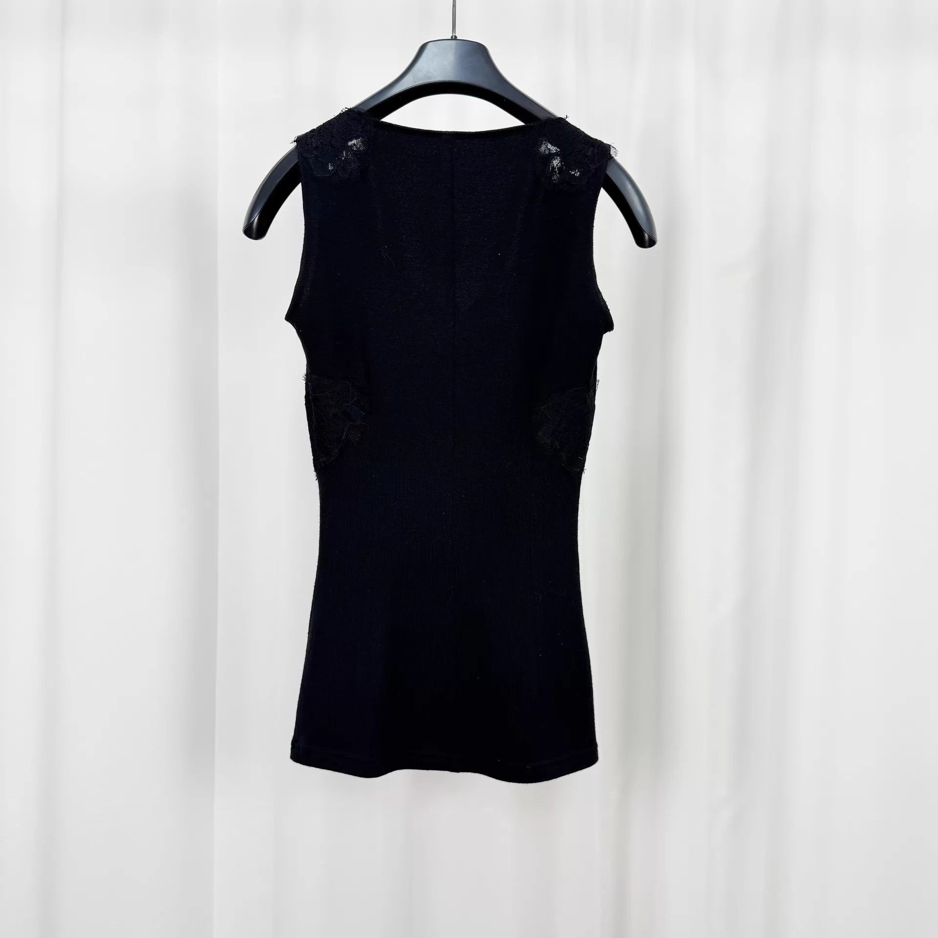 Dolce & Gabbana Dolce&Gabbana lace wool knit top 38 98 new Size XS / US 0-2 / IT 36-38 - 2 Thumbnail