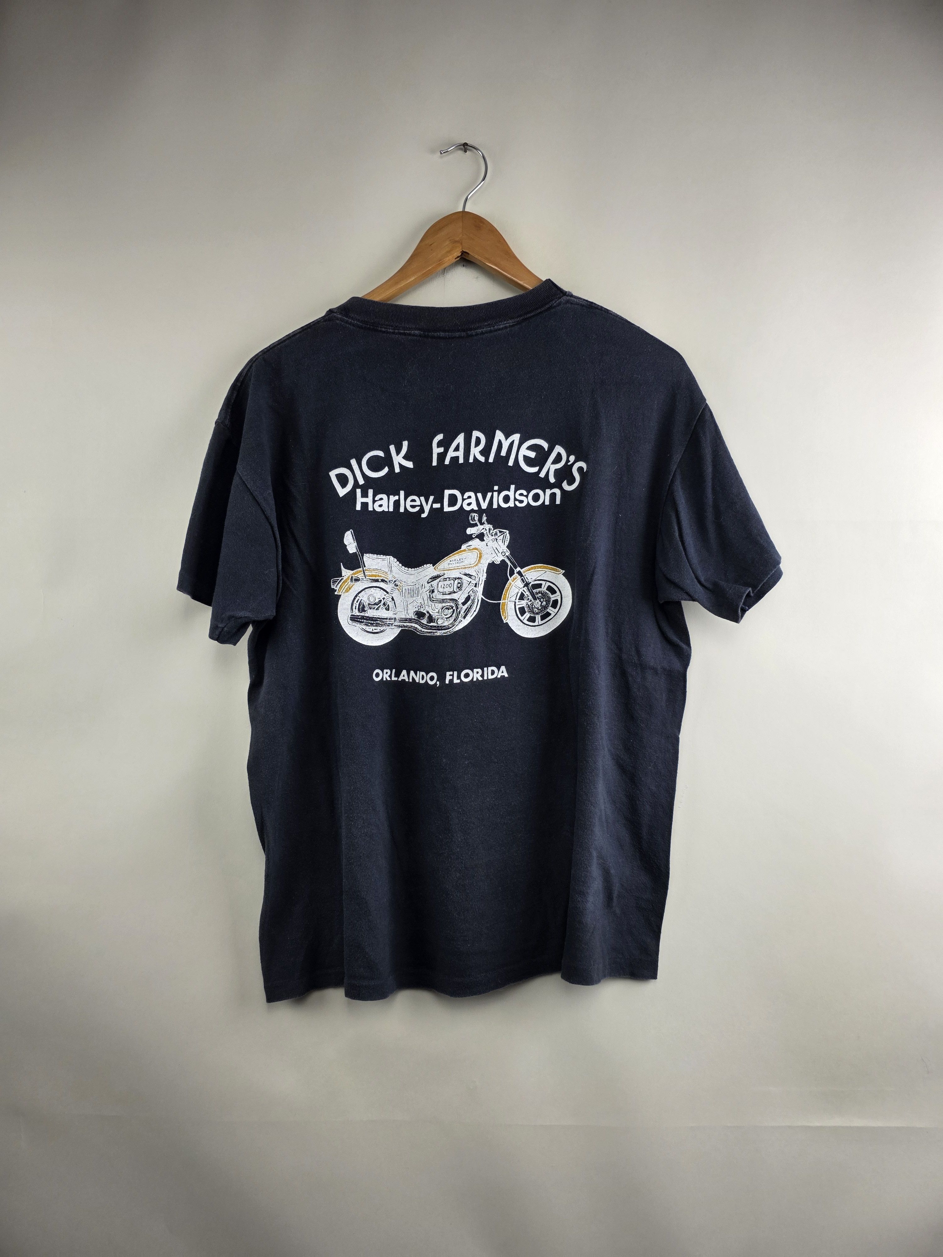 Harley Davidson Early 80s Harley Davidson 3D Emblem XL 22" 26" Size US XL / EU 56 / 4 - 7 Thumbnail