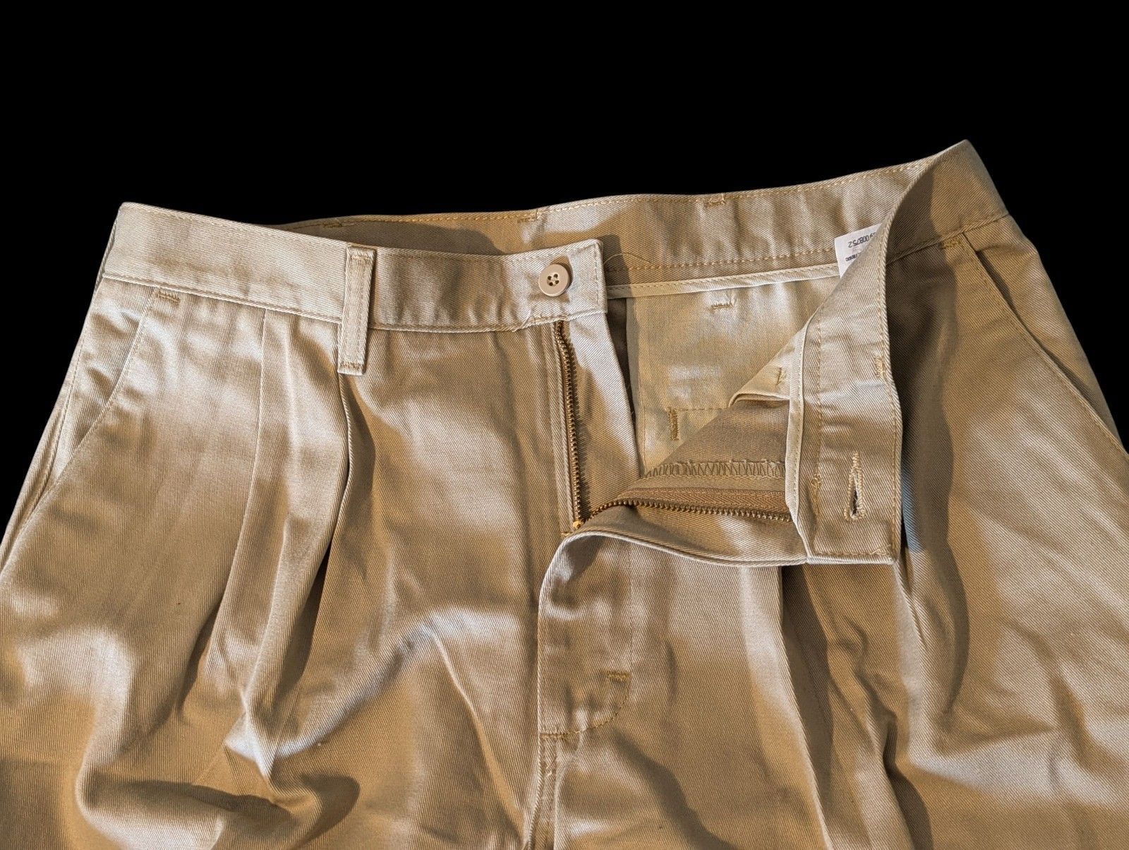 Wrangler Wrangler Riata Khaki Pants Mens 34x30 Beige Cotton 3 Pockets Size US 34 / EU 50 - 7 Thumbnail