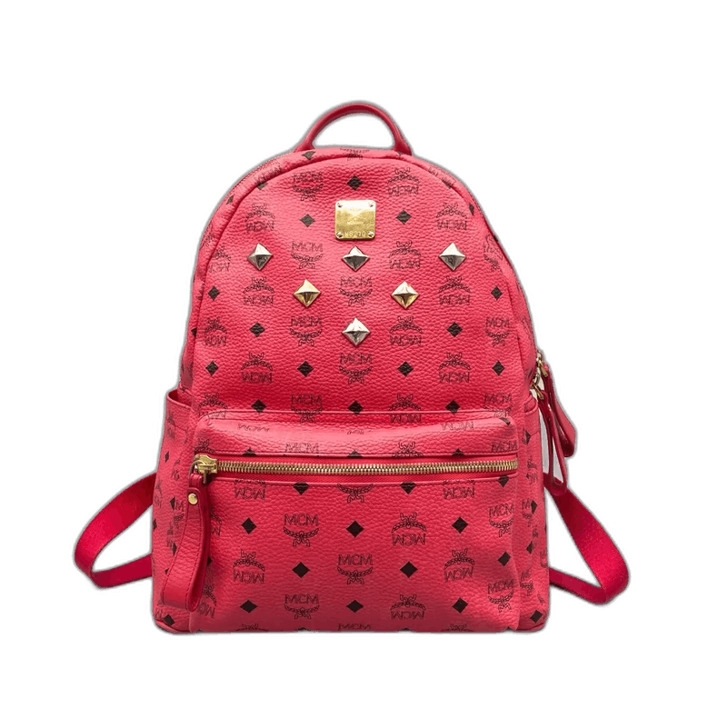 MCM MCM Classic Print Backpack With Studs Size ONE SIZE - 1 Thumbnail