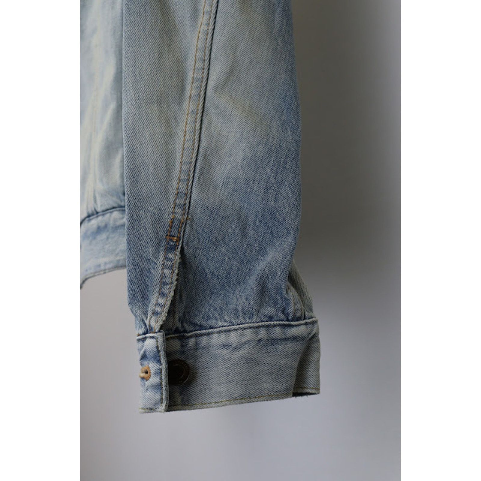 Saint Laurent Paris o1rshd1 Classic Denim Jacket in Sky Blue Size US M / EU 48-50 / 2 - 10 Thumbnail