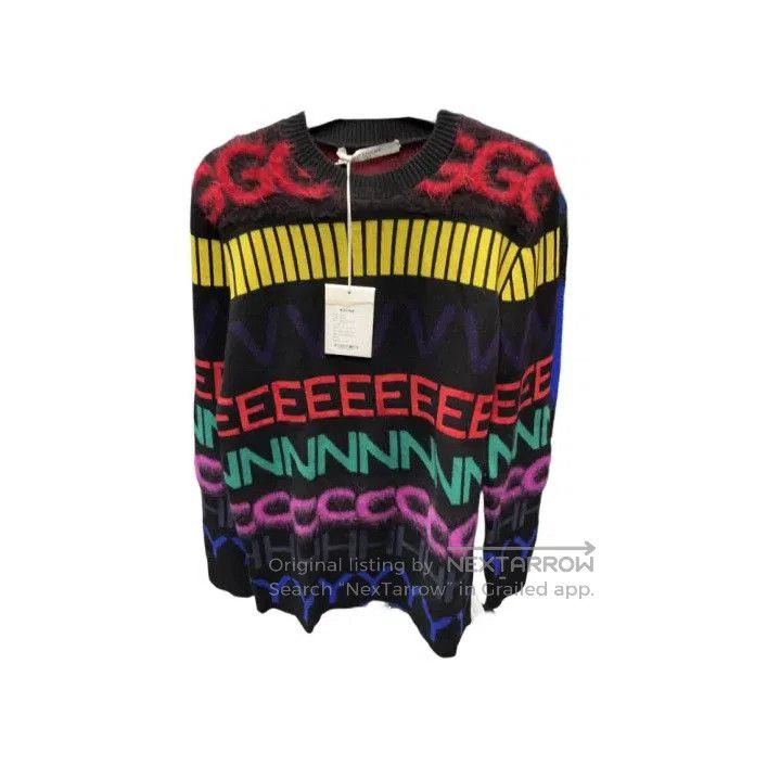 Givenchy Givenchy Letter Logo Print Long Sleeve Knit Sweater. Size US M / EU 48-50 / 2 - 1 Thumbnail