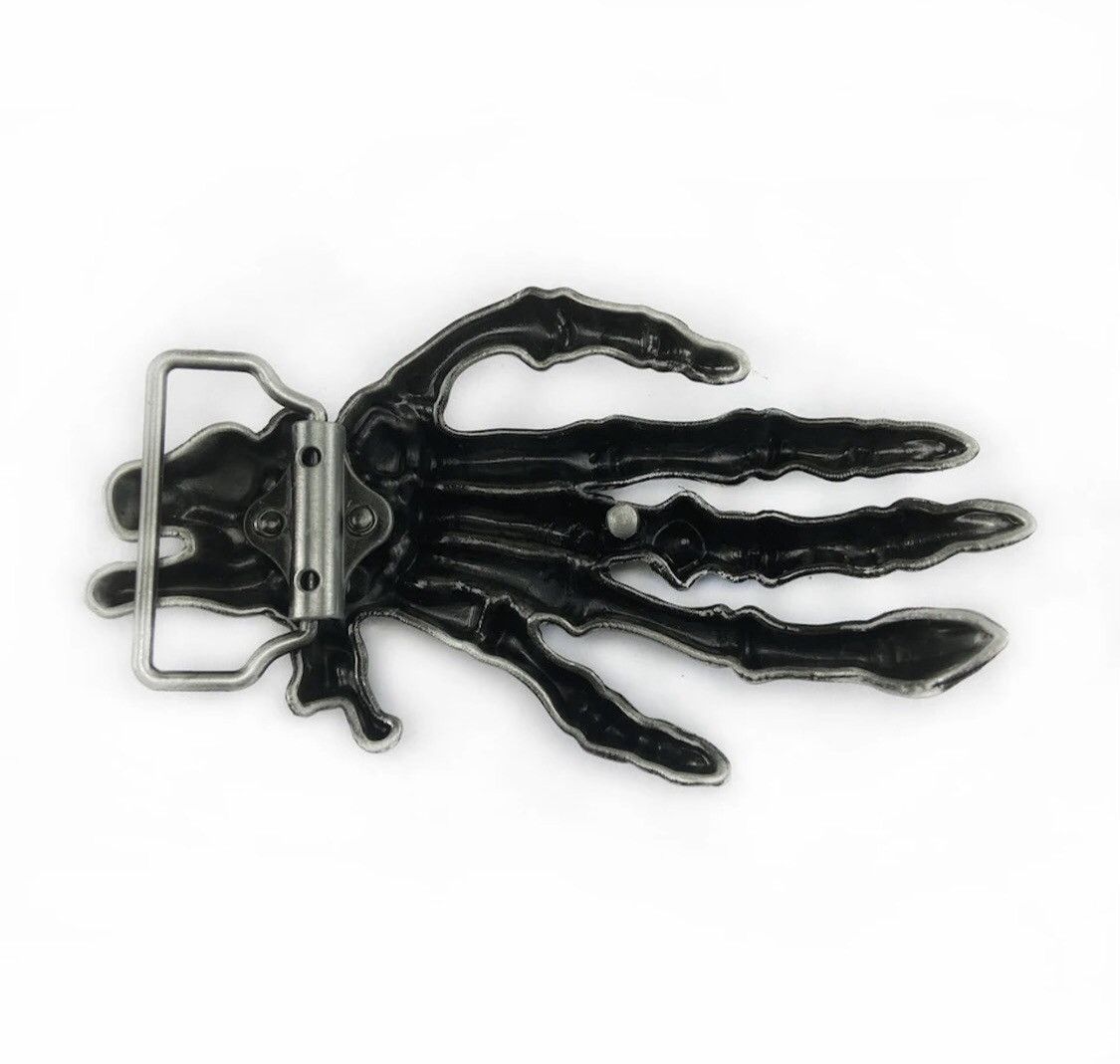 Other Skull Hands Metal belt buckle ( no belt ) Size ONE SIZE - 2 Thumbnail