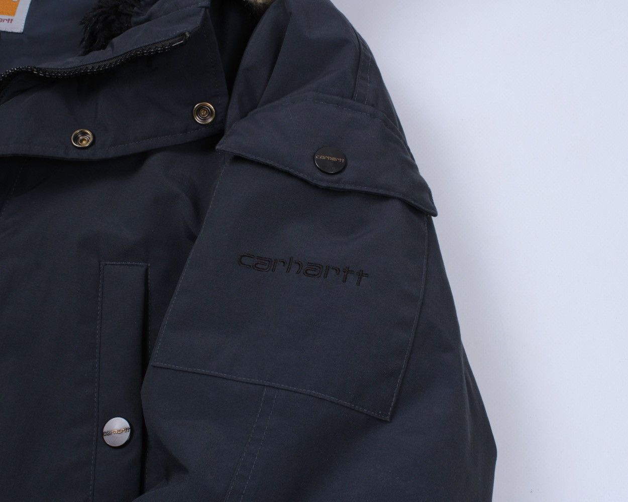 Carhartt × Carhartt Wip CARHARTT WIP Anchorage Parka Nylon Blue Fur Hooded Size US S / EU 44-46 / 1 - 8 Thumbnail