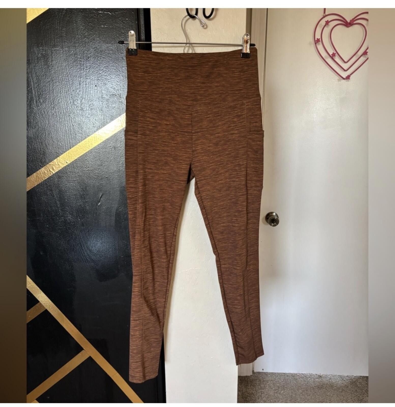 Other Shoactive brown leggings Size 32" / US 10 / IT 46 - 2 Thumbnail