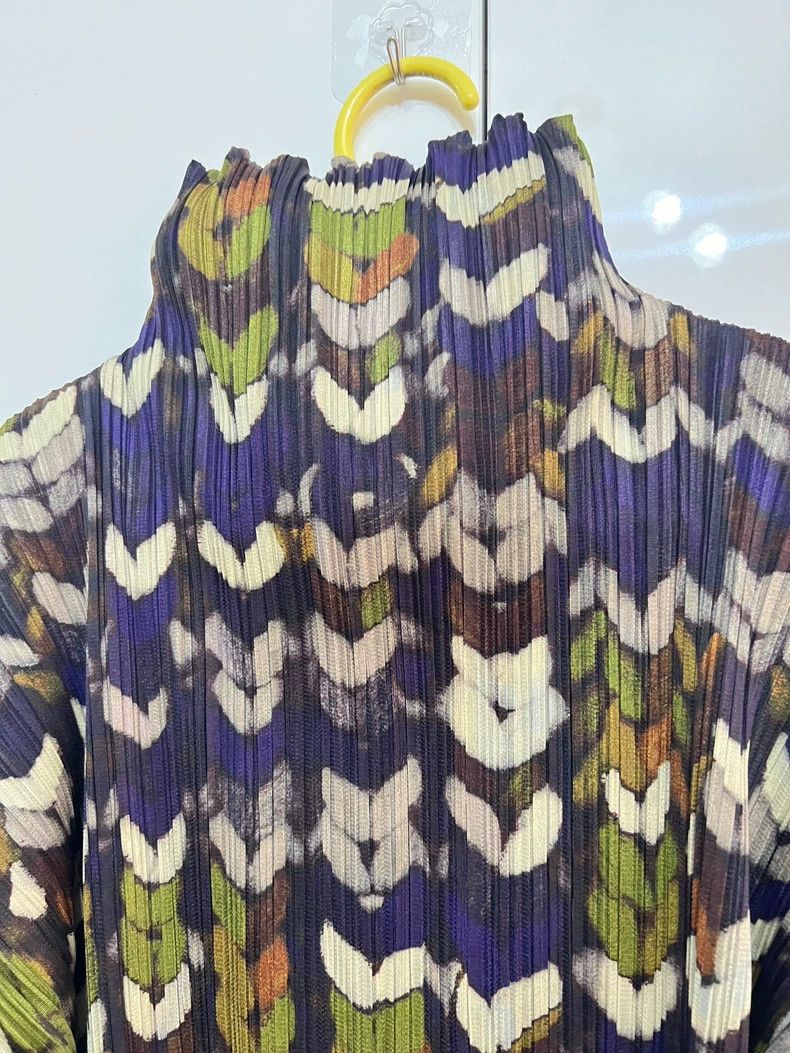 Issey Miyake Issey Miyake Wheat ear flower pleated long-sleeved shirt Size XL / US 12-14 / IT 48-50 - 4 Thumbnail