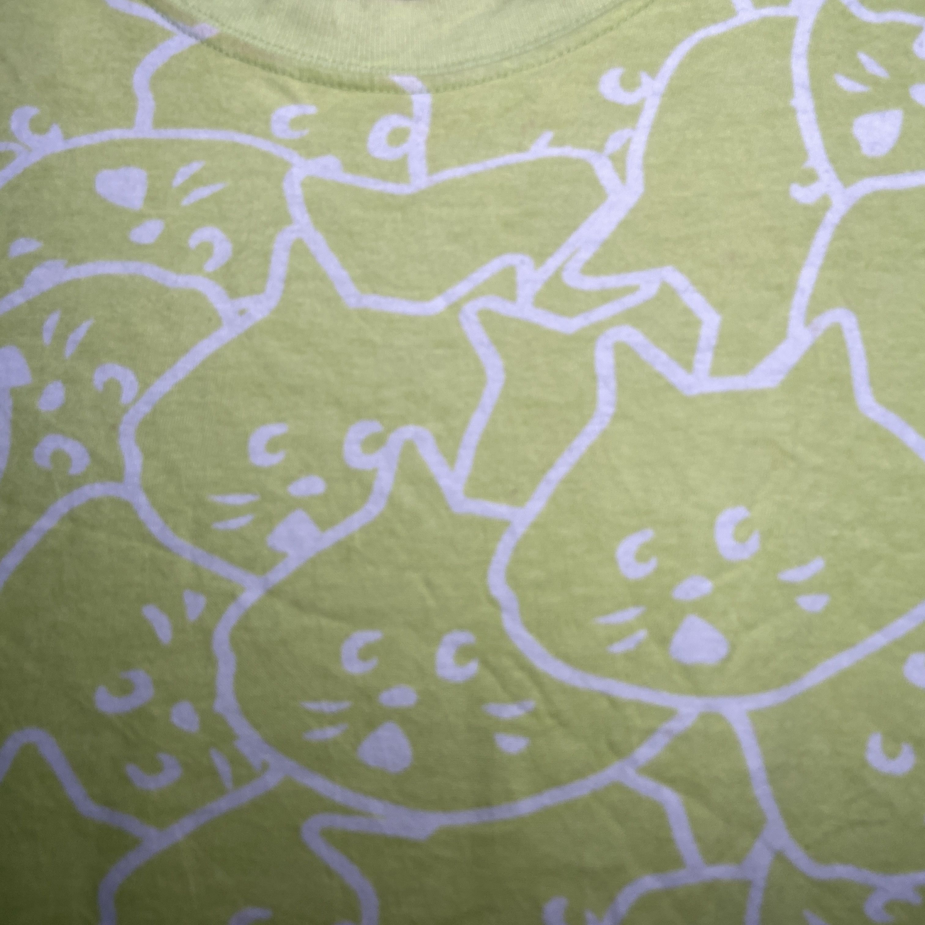 Issey Miyake × Japanese Brand × Ne-Net 🔥Vintage Issey Miyake Ne-Net Shirt Cat Full Print Size US L / EU 52-54 / 3 - 2 Thumbnail