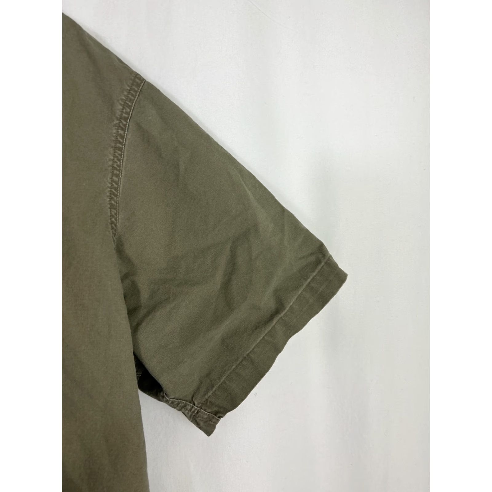 Carhartt VINTAGE Carhartt Mens 2XL Short Sleeve Button-Down Shirt Cotton Green Stains Shirt Mens 2XL Green Cotton Vintage Carhartt Size US XXL / EU 58 / 5 - 4 Thumbnail