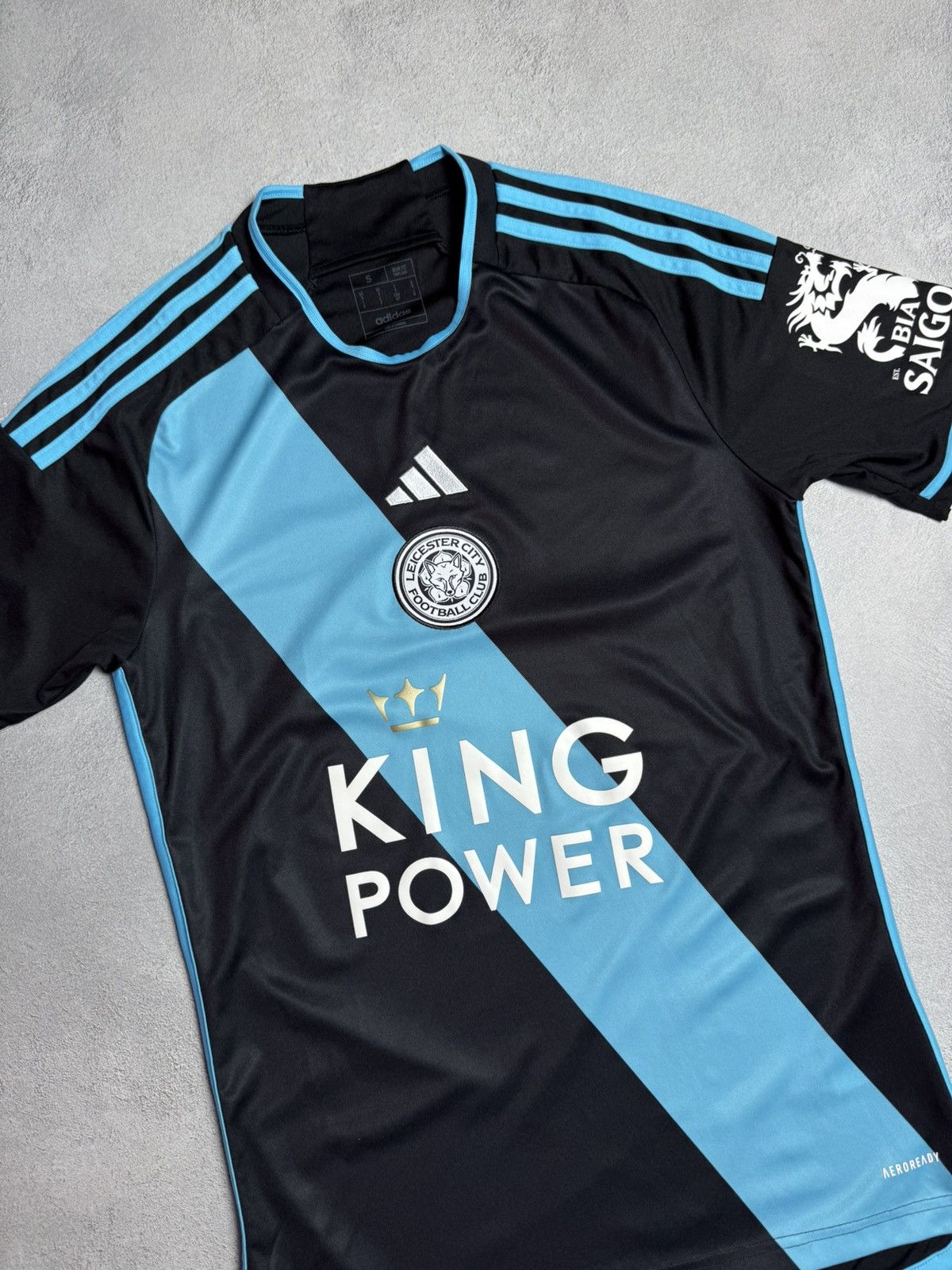 Adidas Leicester City 2023 2024 Away Football Soccer Jersey Adidas Size US S / EU 44-46 / 1 - 3 Thumbnail