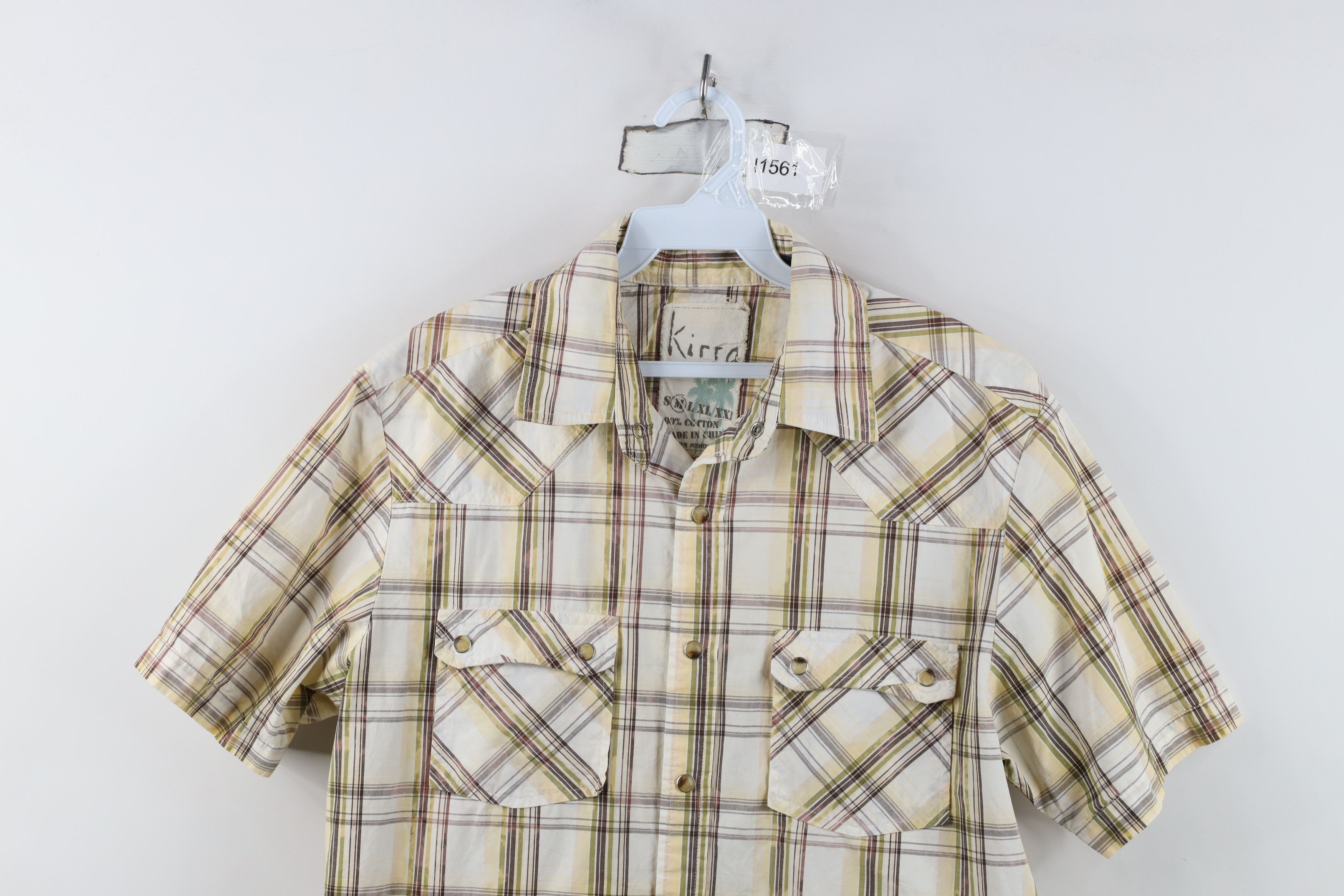 Kirra Vintage Kirra Surfing Western Short Sleeve Snap Button Shirt Size US M / EU 48-50 / 2 - 2 Thumbnail