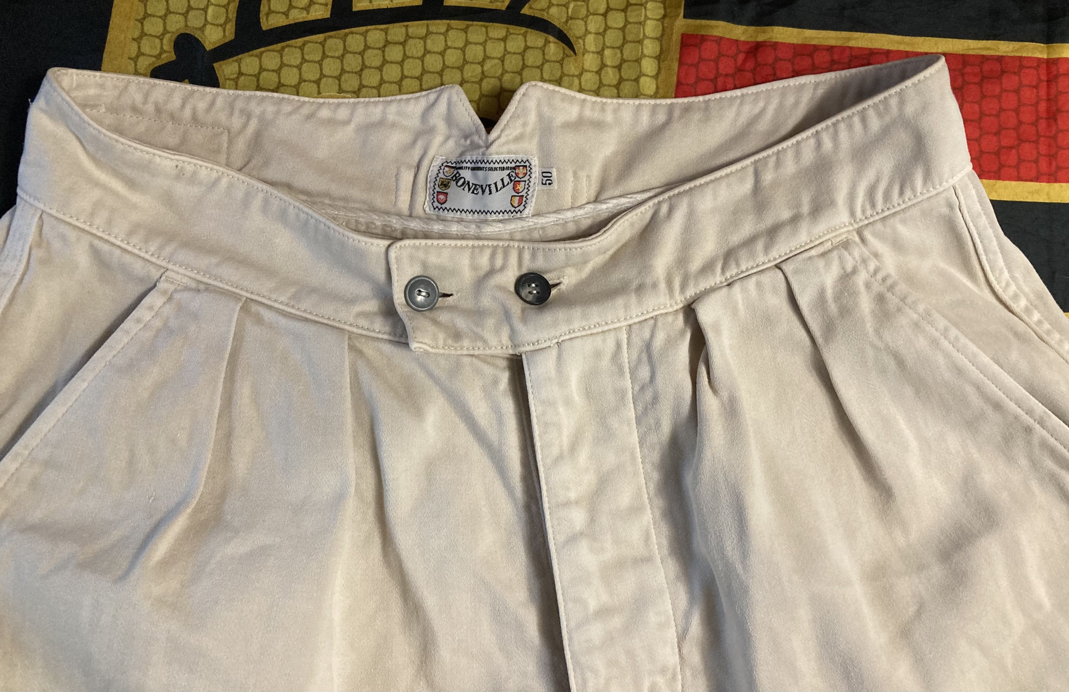 Boneville × C.P. Company × Massimo Osti Rare Vintage Boneville (Massimo Osti) Pleated Shorts Size US 32 / EU 48 - 10 Thumbnail