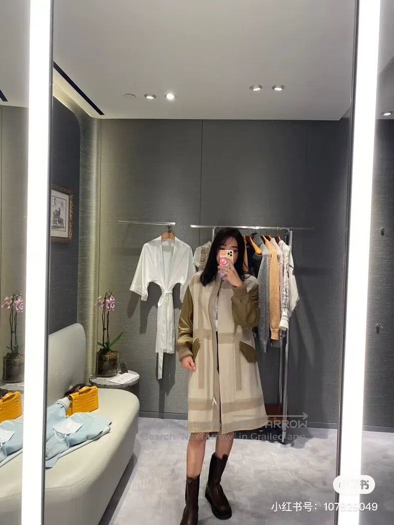 Hermes Hermes Cashmere and Leather Coat Size XXS / US 00 / IT 34 - 4 Thumbnail
