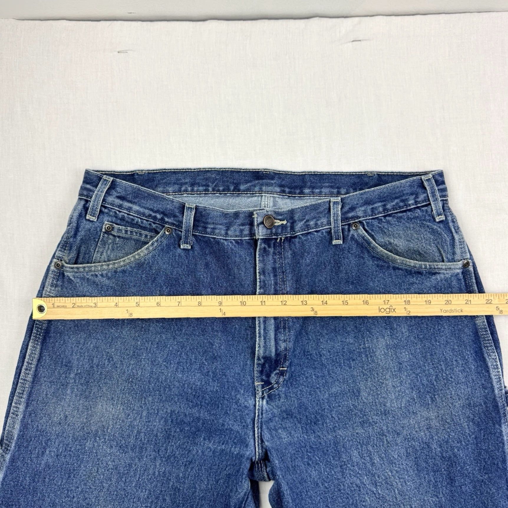 Dickies VINTAGE Dickies Jeans Carpenter Adults 38x32 Relaxed Blue Baggy Workwear Y2K Mens Size US 38 / EU 54 - 5 Thumbnail