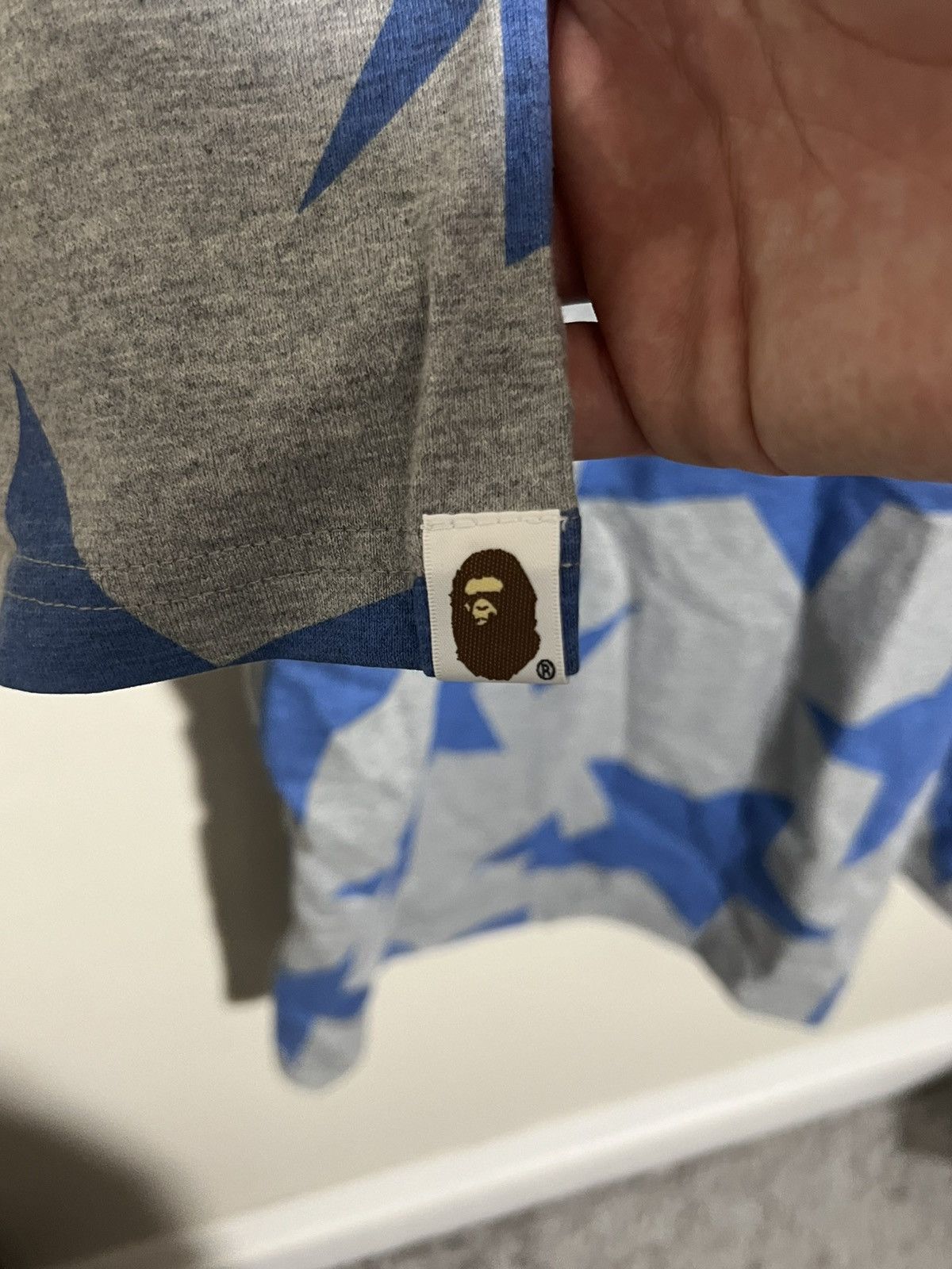 Bape BAPE Relaxed STA Pattern Tee Size US XL / EU 56 / 4 - 4 Thumbnail