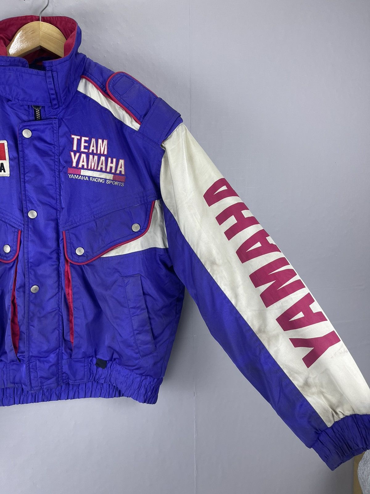 Yamaha VINTAGE TEAM YAMAHA Racing Sport Full Printed Biker Jacket Size US L / EU 52-54 / 3 - 5 Thumbnail