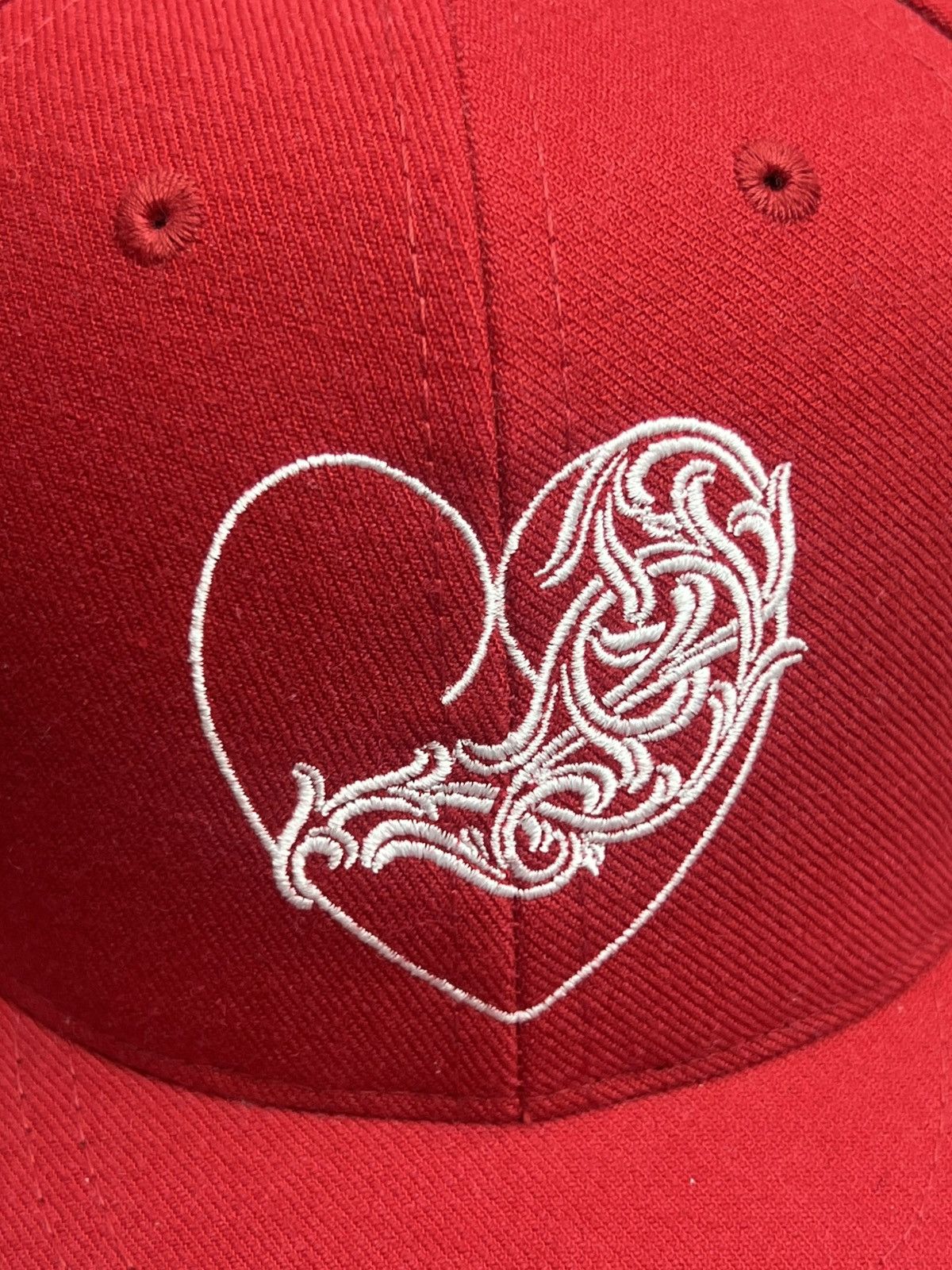Chrome Hearts Chrome Hearts Red Heart Baseball Cap Size ONE SIZE - 6 Thumbnail