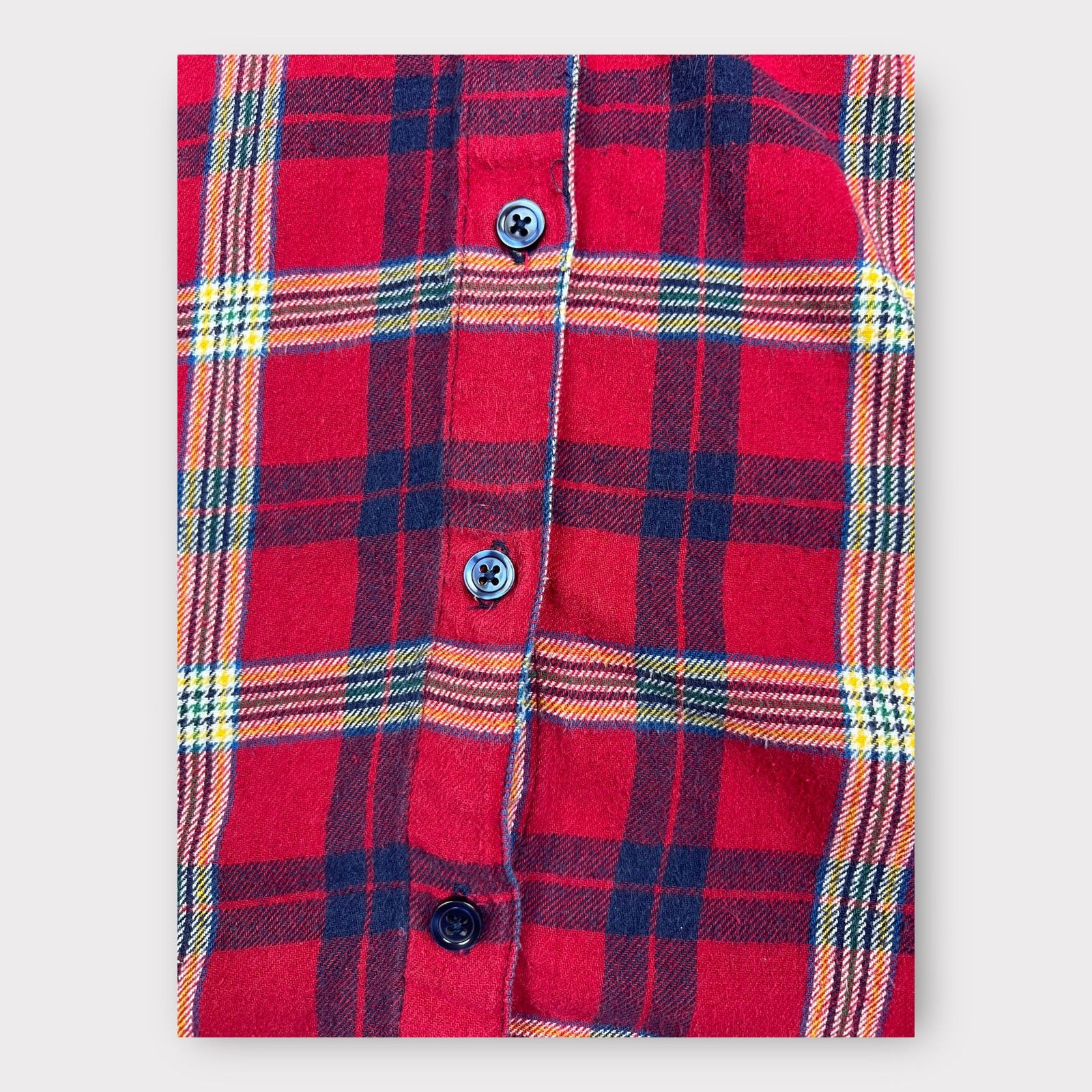 Vintage Mossimo Supply Co. Vintage Flannel | Red and Blue Size L / US 10 / IT 46 - 10 Thumbnail