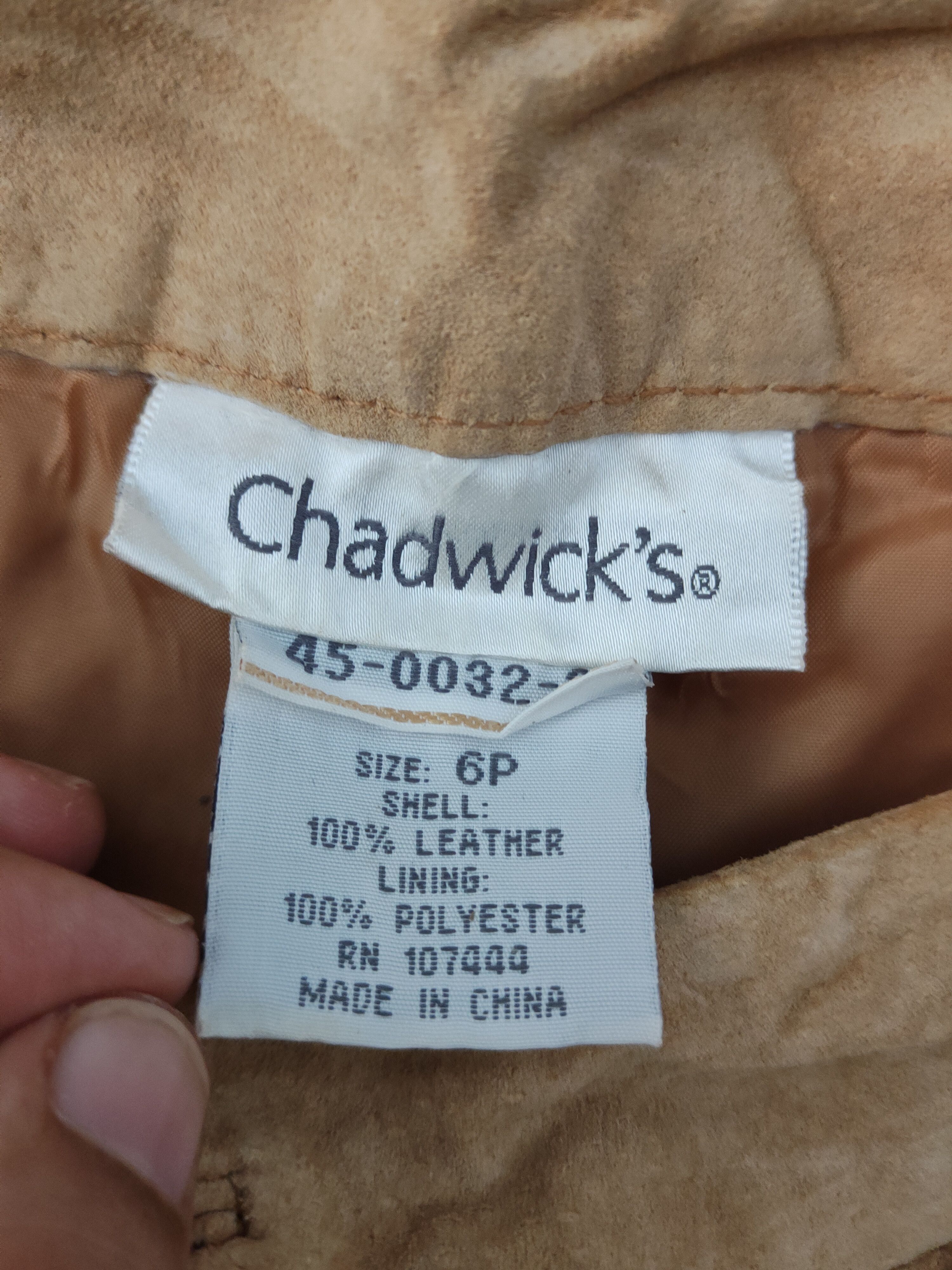 Leather Chadwick's Brown Multipocket Leather Pants #S2540 Size 28" / US 6 / IT 42 - 16 Thumbnail