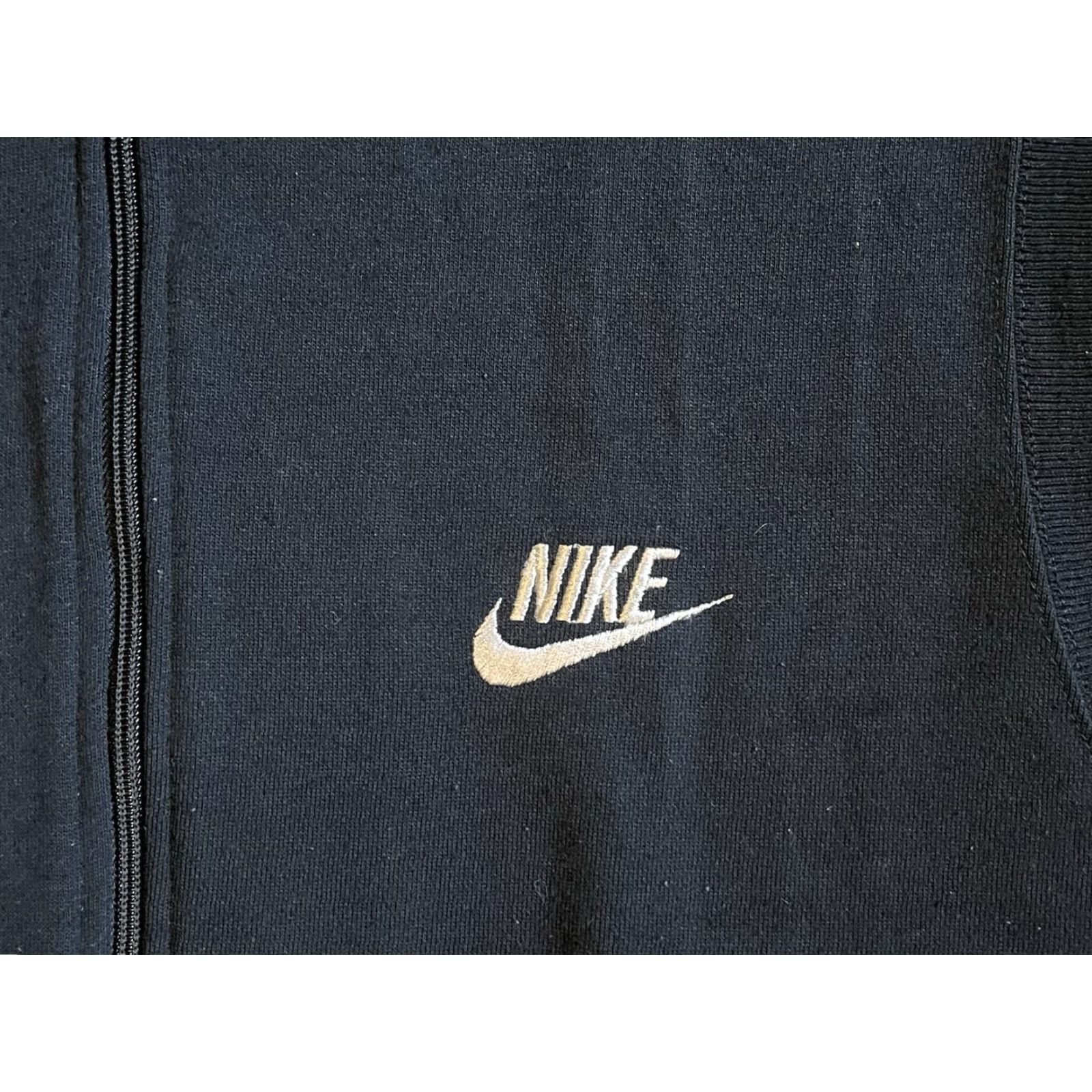 Nike VINTAGE Nike Vest Full Zip Fleece Men’s Large Black 90s Sports Outdoor Casual Size US L / EU 52-54 / 3 - 3 Thumbnail