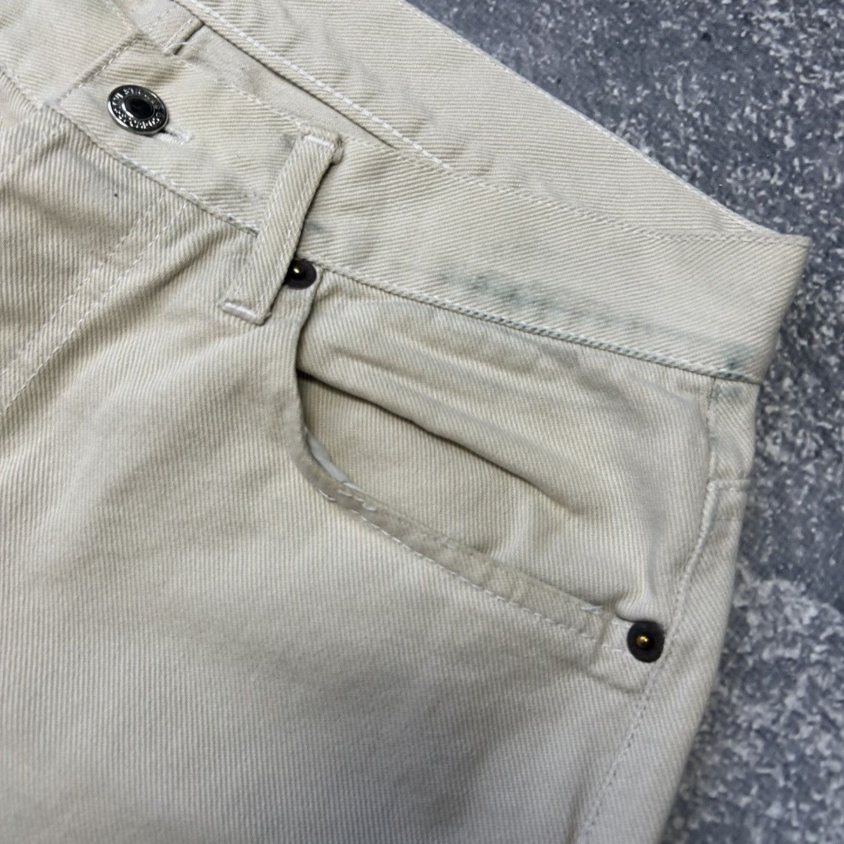 Levi's Vintage Clothing Vintage Levis 501xx Made In USA baggy Beige denim jeans Size US 34 / EU 50 - 10 Thumbnail