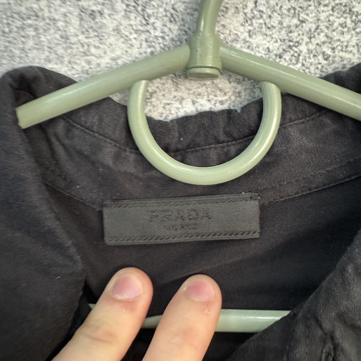 Prada Prada Black Logo Long Sleeve Size US L / EU 52-54 / 3 - 4 Thumbnail