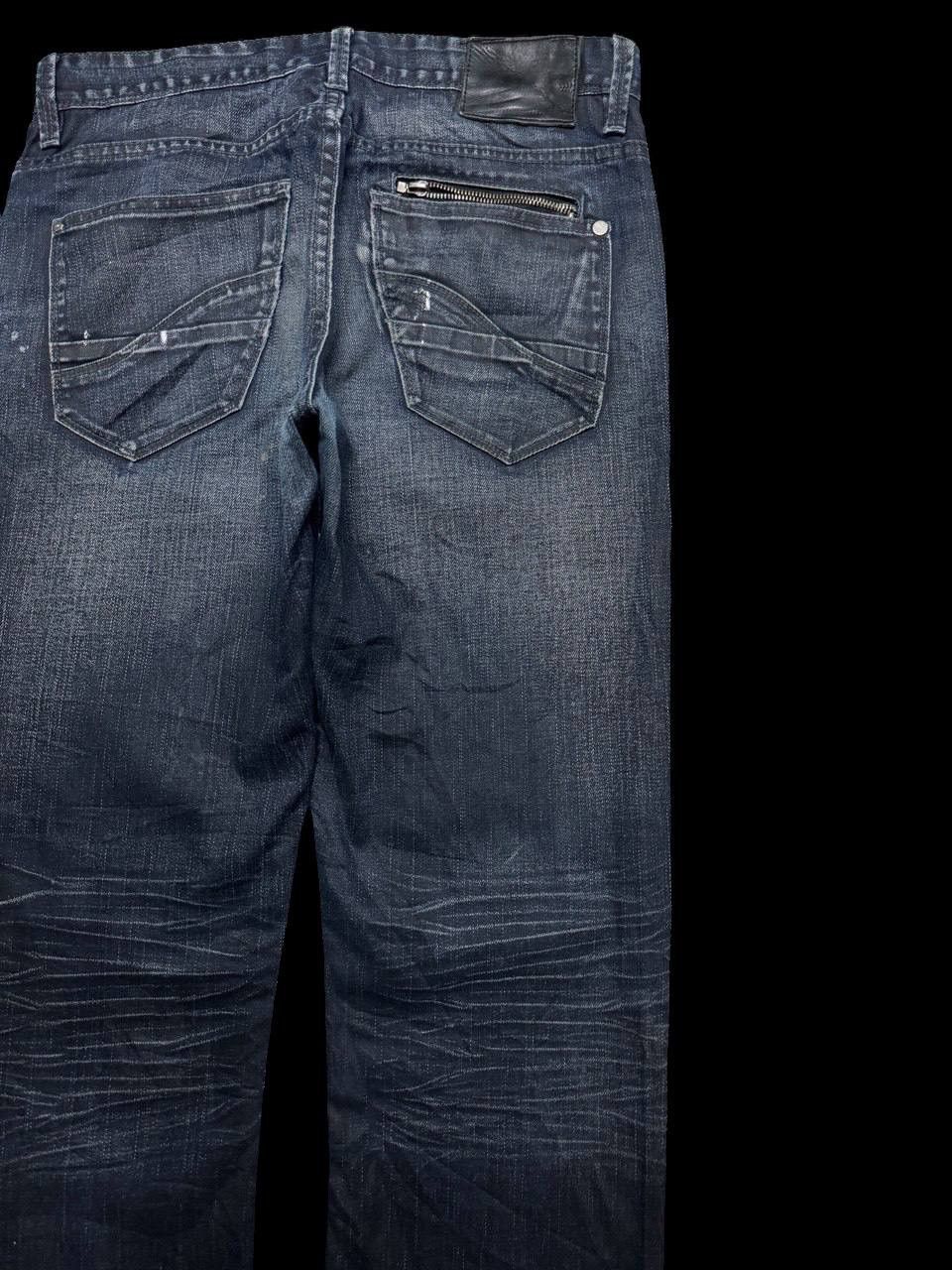 Other SICK Celio 🇯🇵 Insane Mudwash Distressed Whisker Dark Jeans Size US 32 / EU 48 - 21 Thumbnail