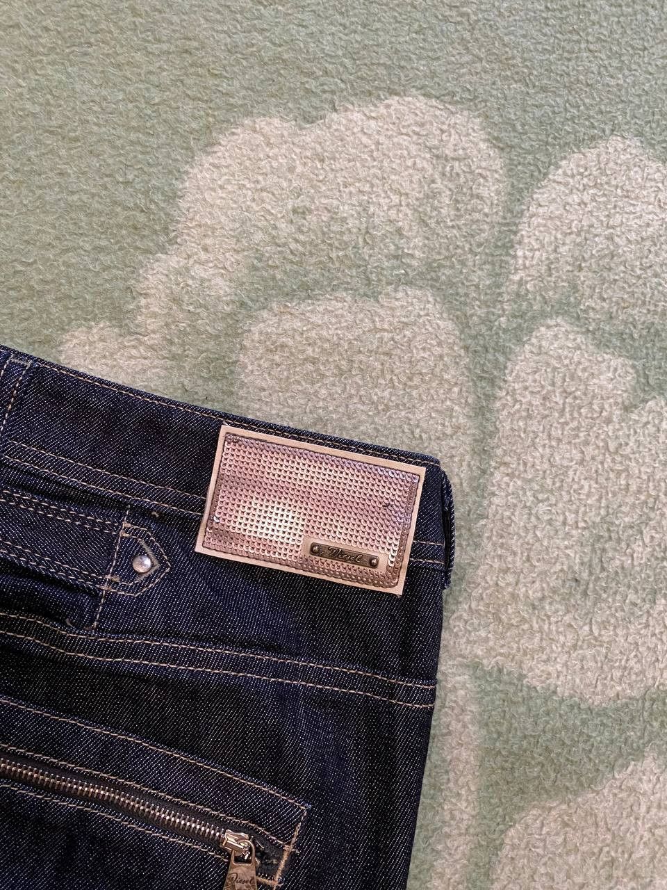 Diesel Diesel Clushy Skinny Jeans Sz 30 Dark Zipper Pockets Size 30" / US 8 / IT 44 - 19 Thumbnail