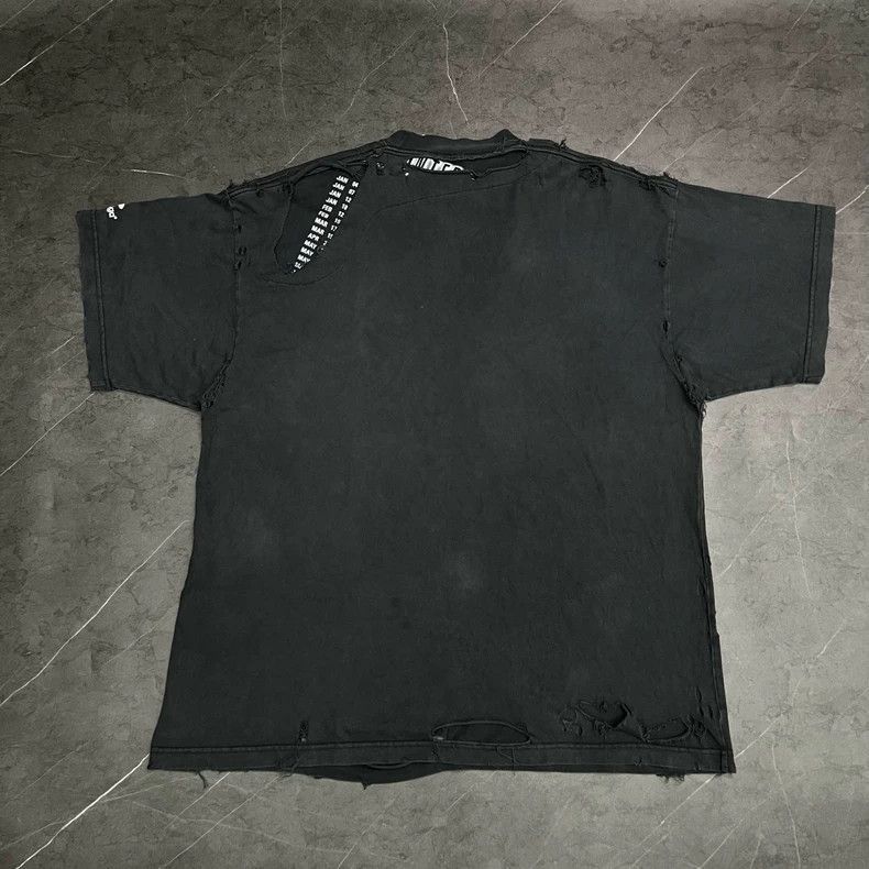 Balenciaga Balenciaga FW22 Repaired Short Sleeve Shirt-2506 Size US M / EU 48-50 / 2 - 2 Thumbnail