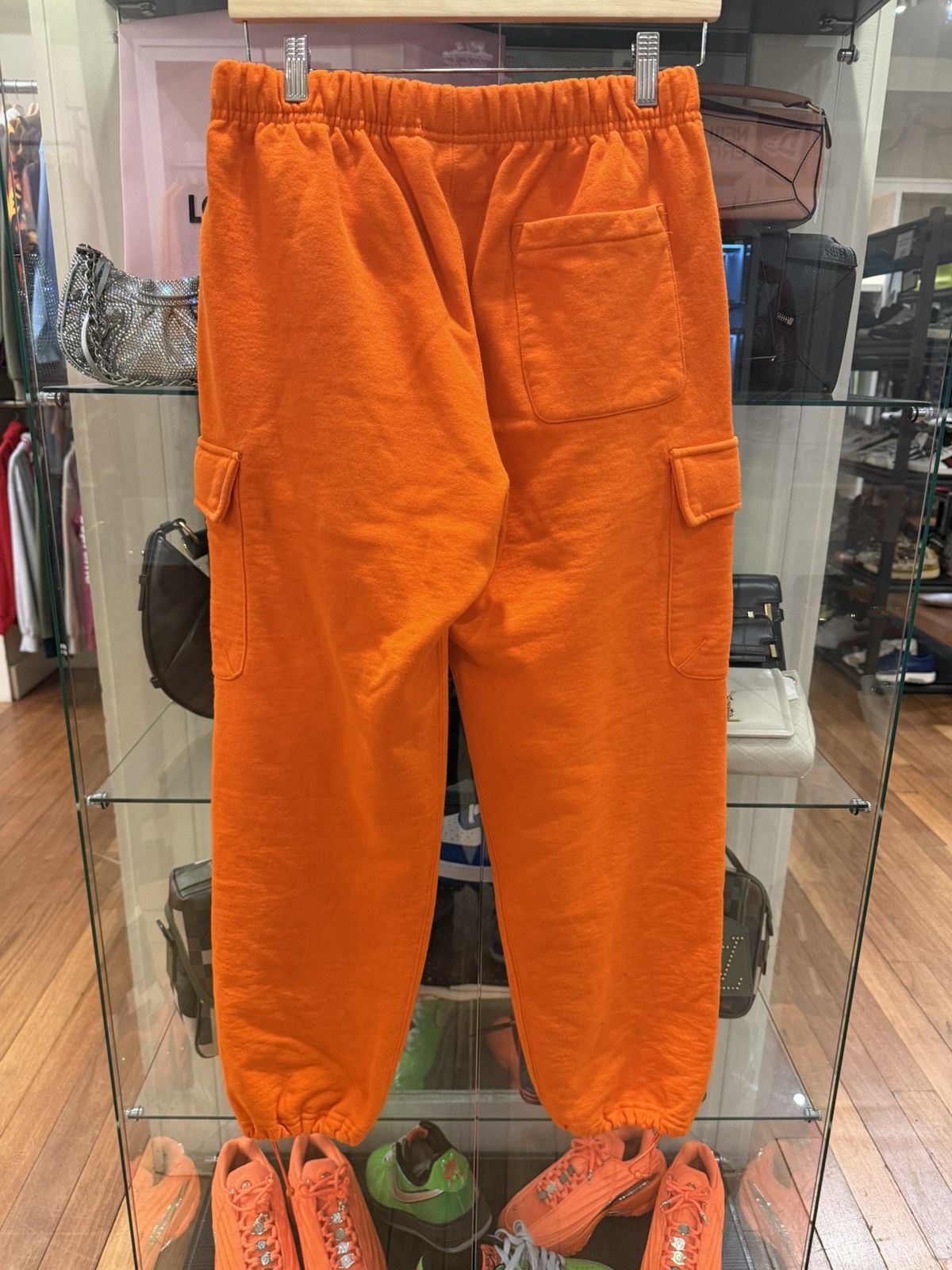 Supreme Supreme Orange Cargo Sweatpants Size US 30 / EU 46 - 2 Thumbnail