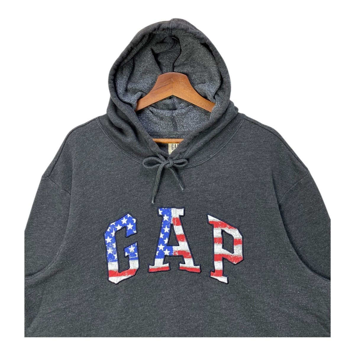Gap GAP Hoodie Sweatshirt Big Logo USA Flag Jumper Size XL Size US XL / EU 56 / 4 - 2 Thumbnail