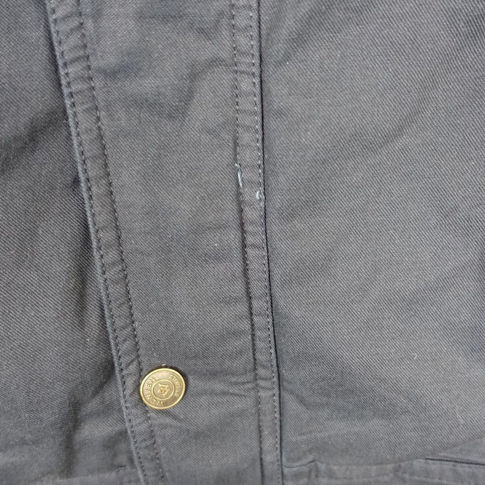 Vintage Wenven Jacket Mens Regular Medium Blue Military Jacket Full Zip Lined Pockets Winter Casual Size US M / EU 48-50 / 2 - 5 Thumbnail