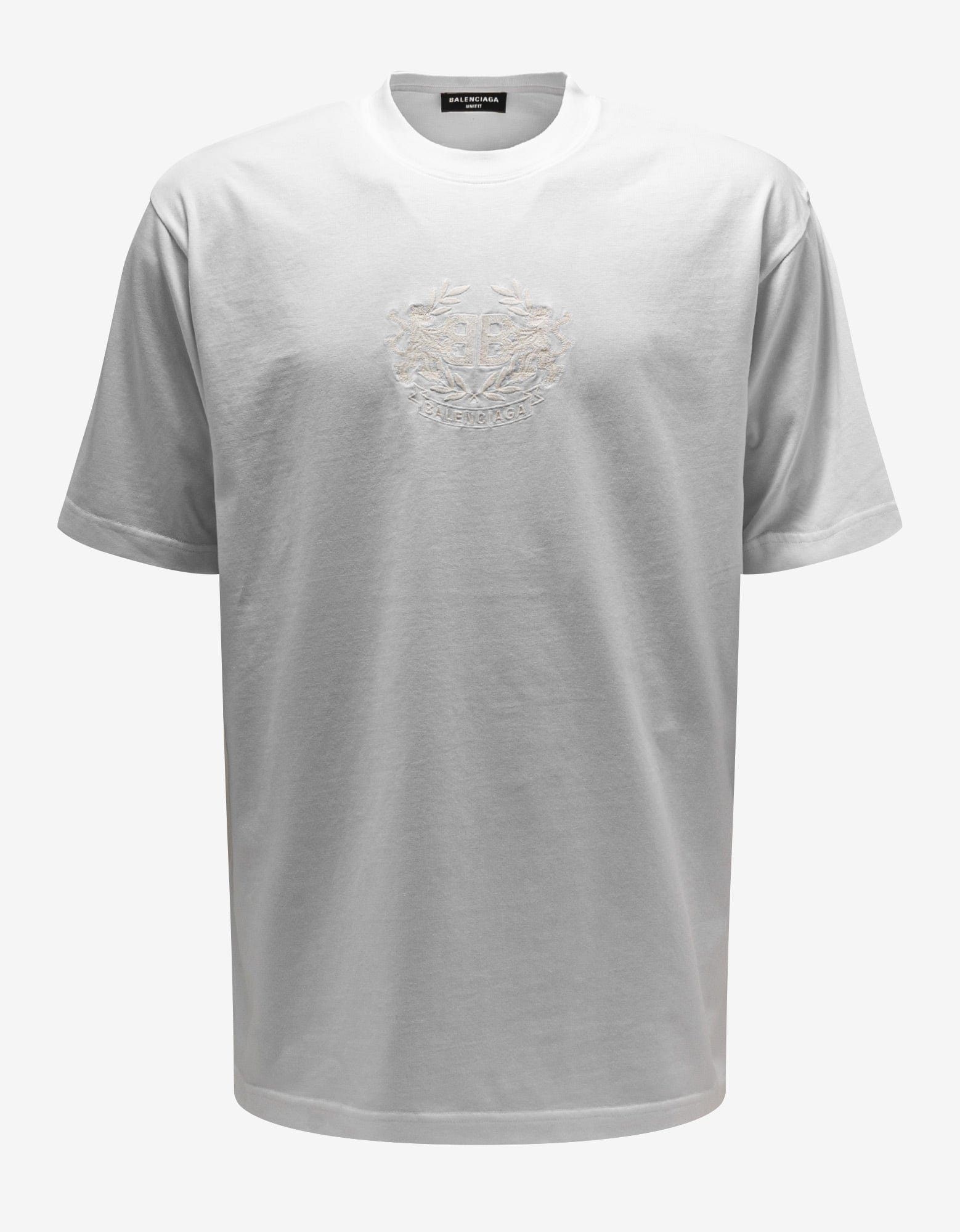 image of Bal White Gitd Lion's Laurel Boxy T-Shirt, Men's (Size XS)