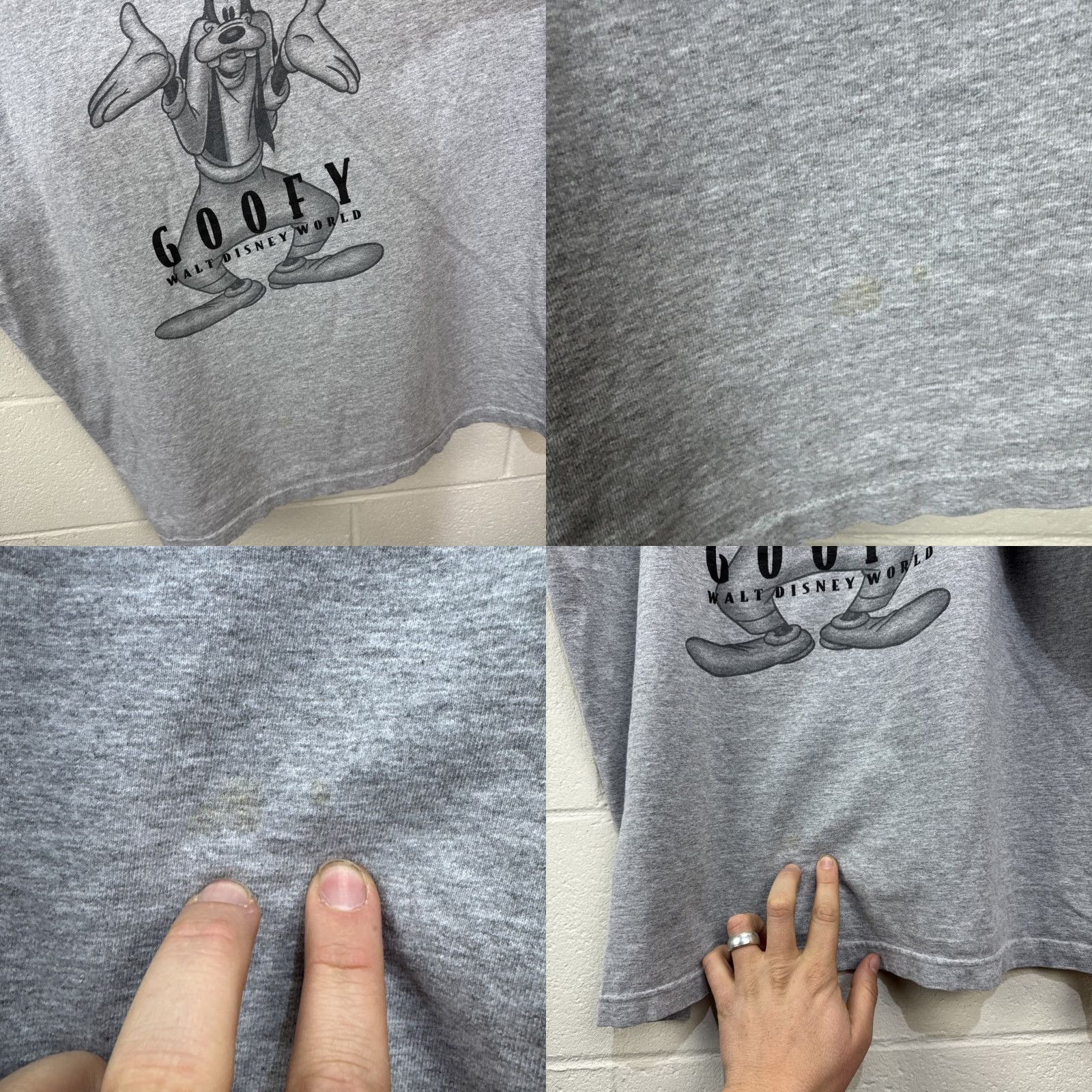 Disney VINTAGE Walt Disney World GOOFY Tank Top Shirt 2XL Adult Gray Mickey Pluto Donald Goofy 2000s USA Mens Size US XXL / EU 58 / 5 - 8 Thumbnail