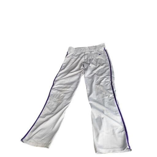 Nike Nike Baseball Performance Pants Men Snap Sz L Gray Purple Co Size US 38 / EU 54 - 1 Thumbnail