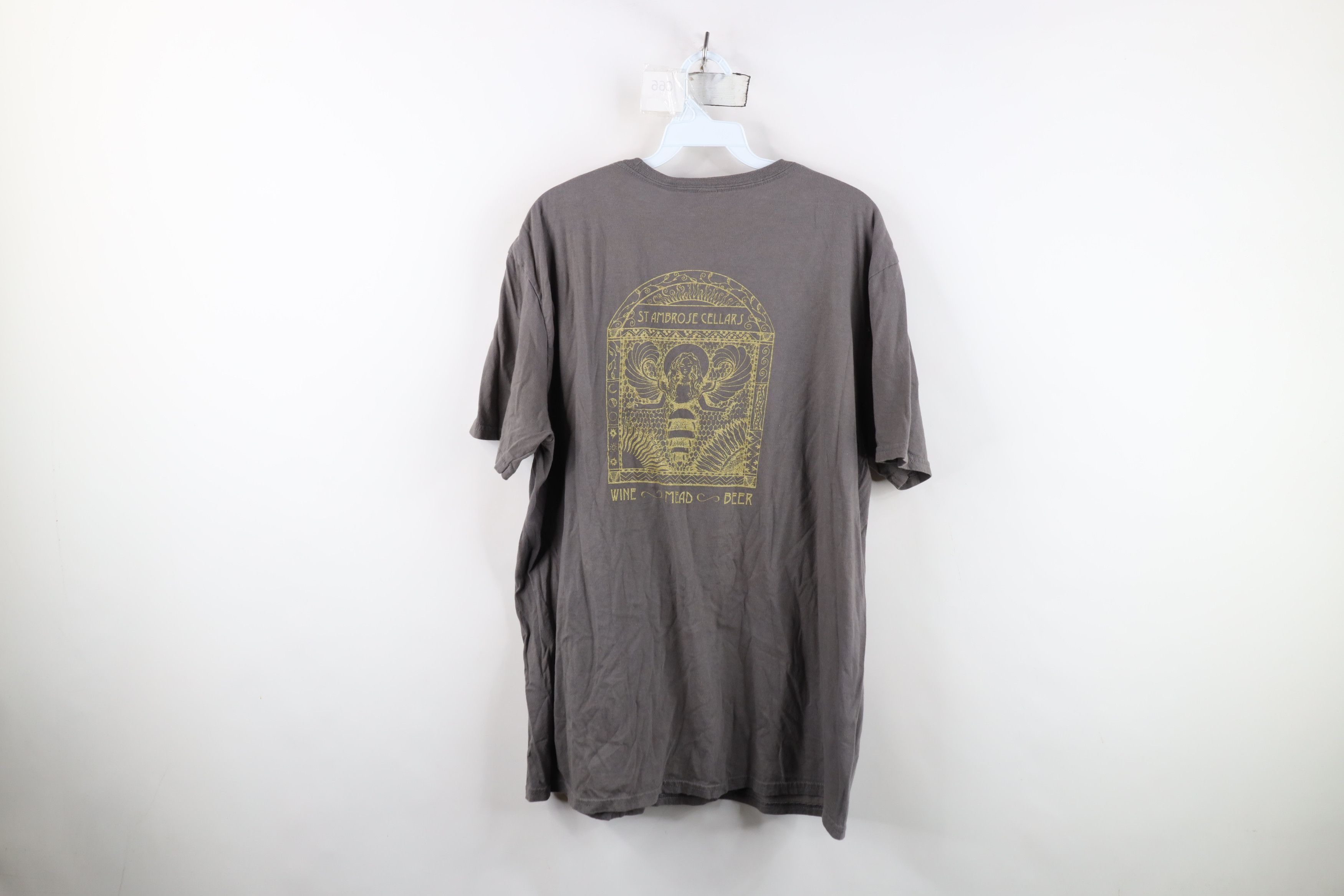 Vintage Y2K Streetwear St Ambrose Cellars Wine Mead Beer T-Shirt Size US XL / EU 56 / 4 - 11 Thumbnail
