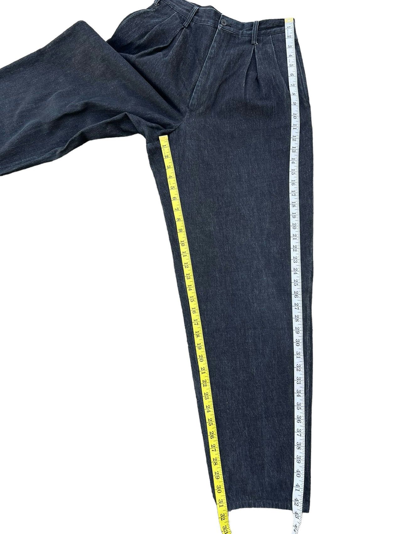 Yohji Yamamoto Vintage Yohji Yamamoto L.Q. Y's for Men Baggy Denim Trouser Size US 30 / EU 46 - 5 Thumbnail