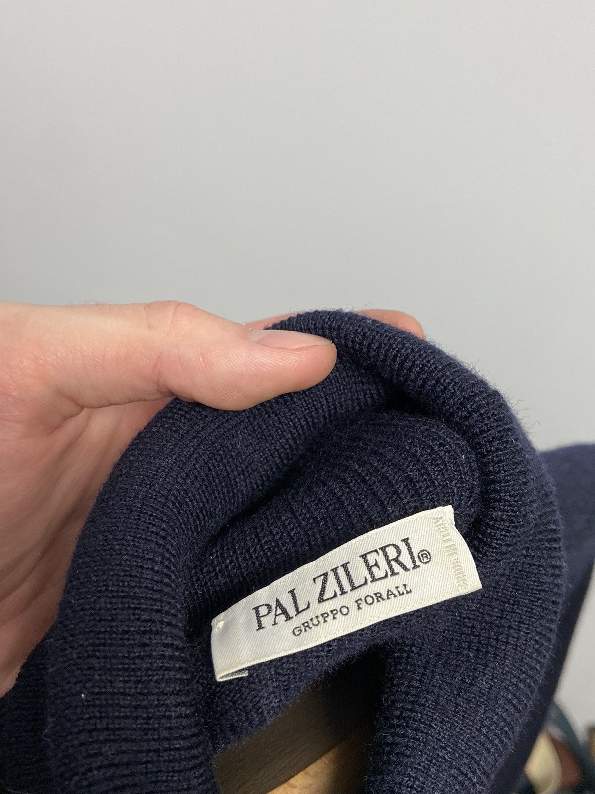 Pal Zileri Pal Zileri Turtleneck Sweater Men Blue Wool Size US M / EU 48-50 / 2 - 14 Thumbnail