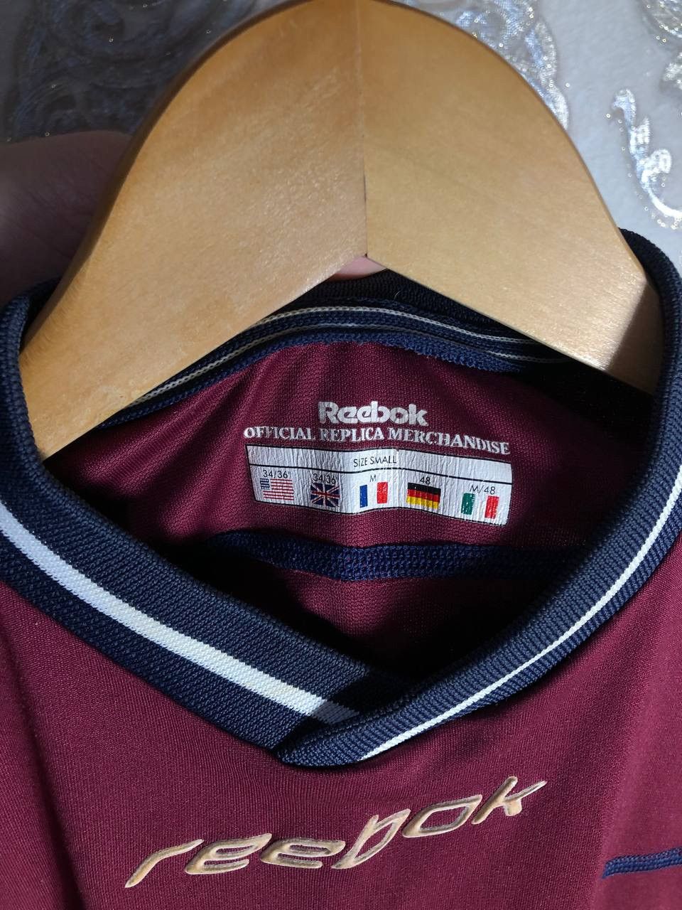 Reebok × Vintage VERY RARE REEBOK FC HM HEART OF MIDLOTHIAN SOCCER JERSEY 90s Size US M / EU 48-50 / 2 - 6 Thumbnail