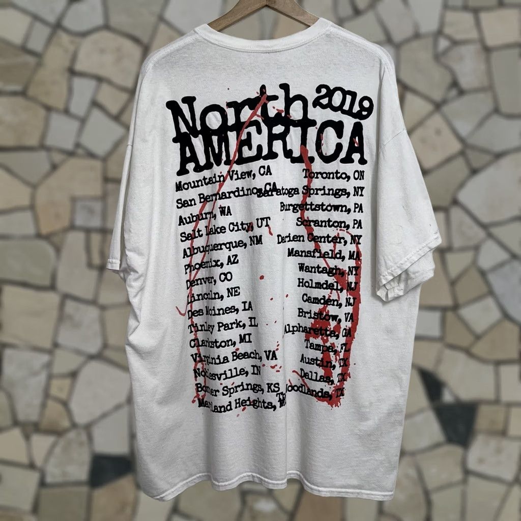 Gildan Slipknot Knotfest Road Show North America 2019 T-Shirt Size 2XL White Tee Size US XXL / EU 58 / 5 - 1 Thumbnail