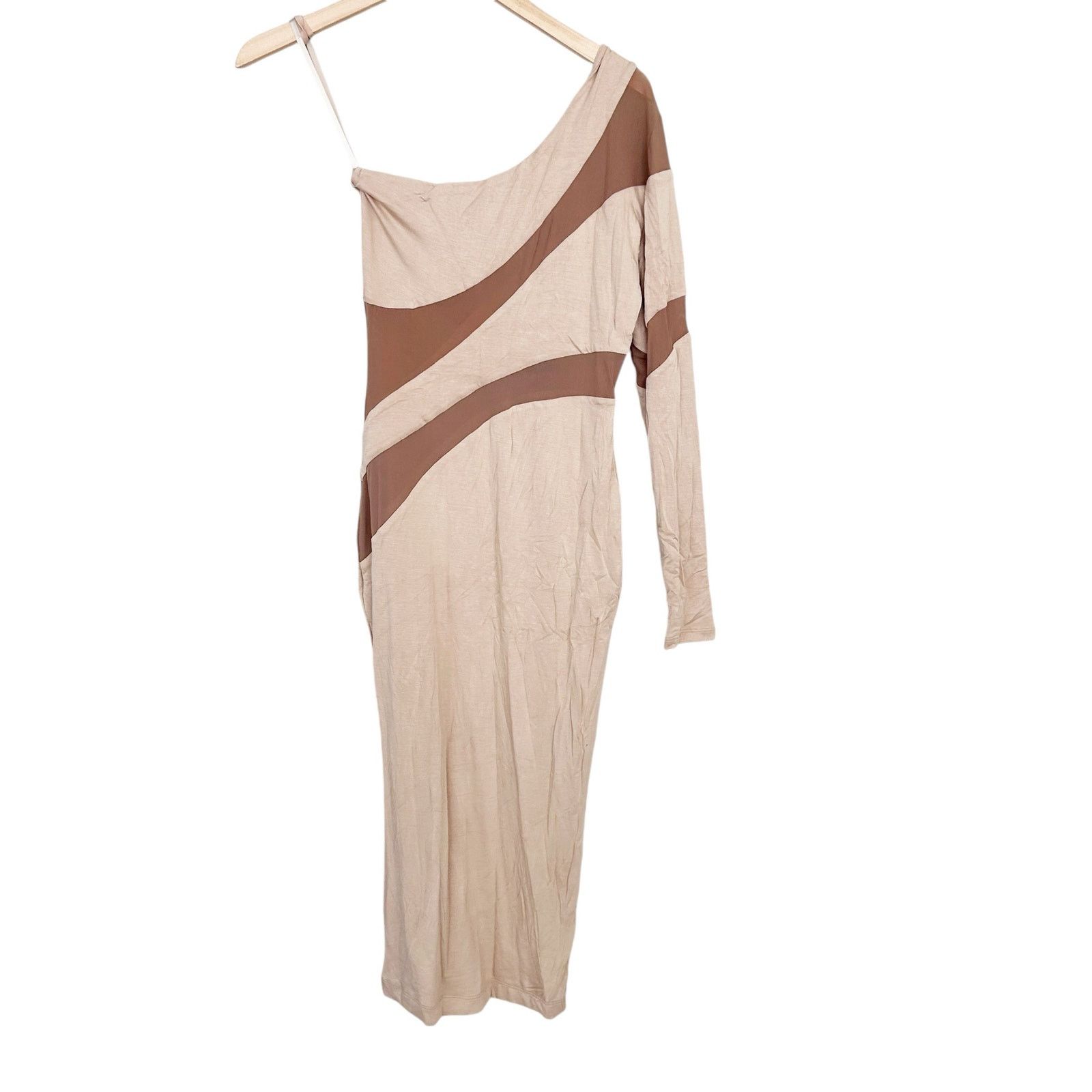 Other JLuxLabel Tan One Shoulder Dress Sz M Size M / US 6-8 / IT 42-44 - 7 Thumbnail
