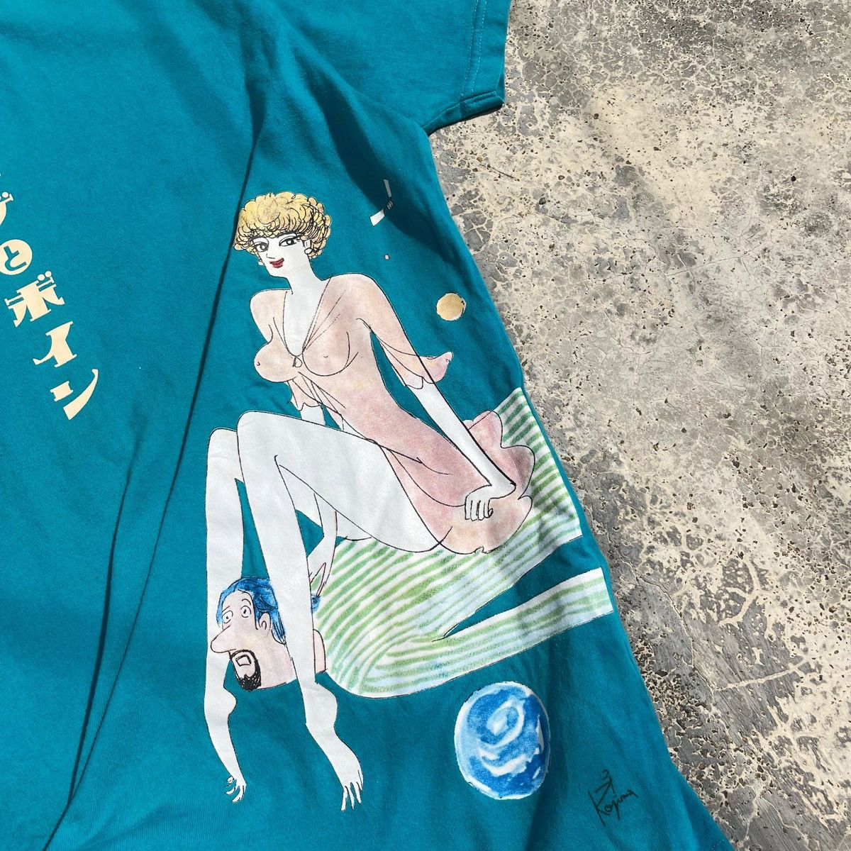 Japanese Brand Rare ! Uniqlo Kojima Artist Series Tee Japanese Pop Culture Size US L / EU 52-54 / 3 - 3 Thumbnail