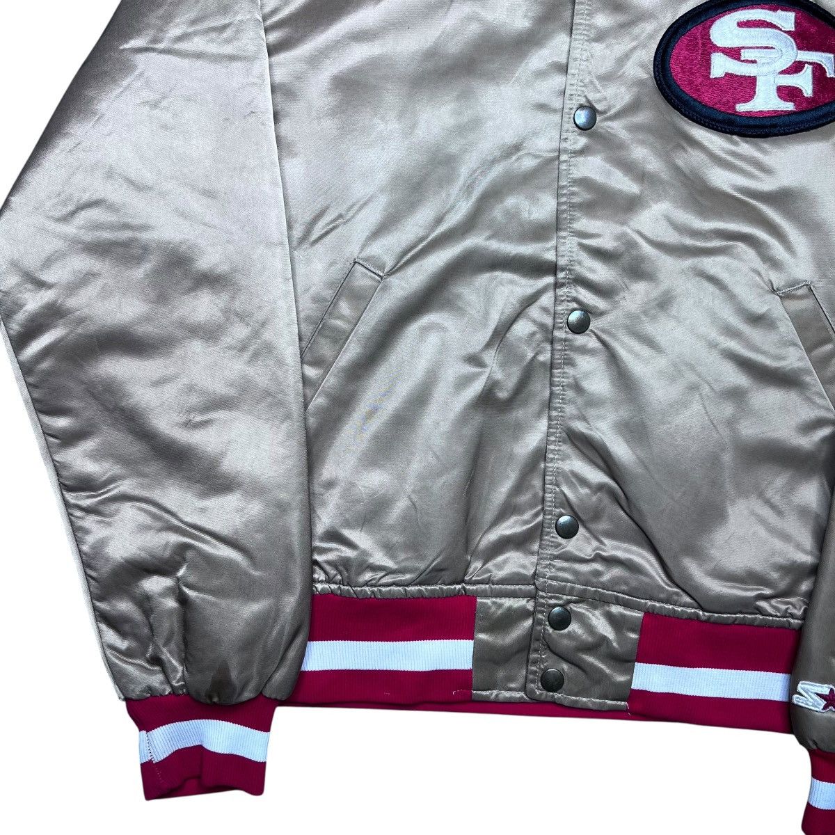 Starter 1990s NFL San Francisco 49ers Starter Spell Out Satin Jacket Size US M / EU 48-50 / 2 - 21 Thumbnail