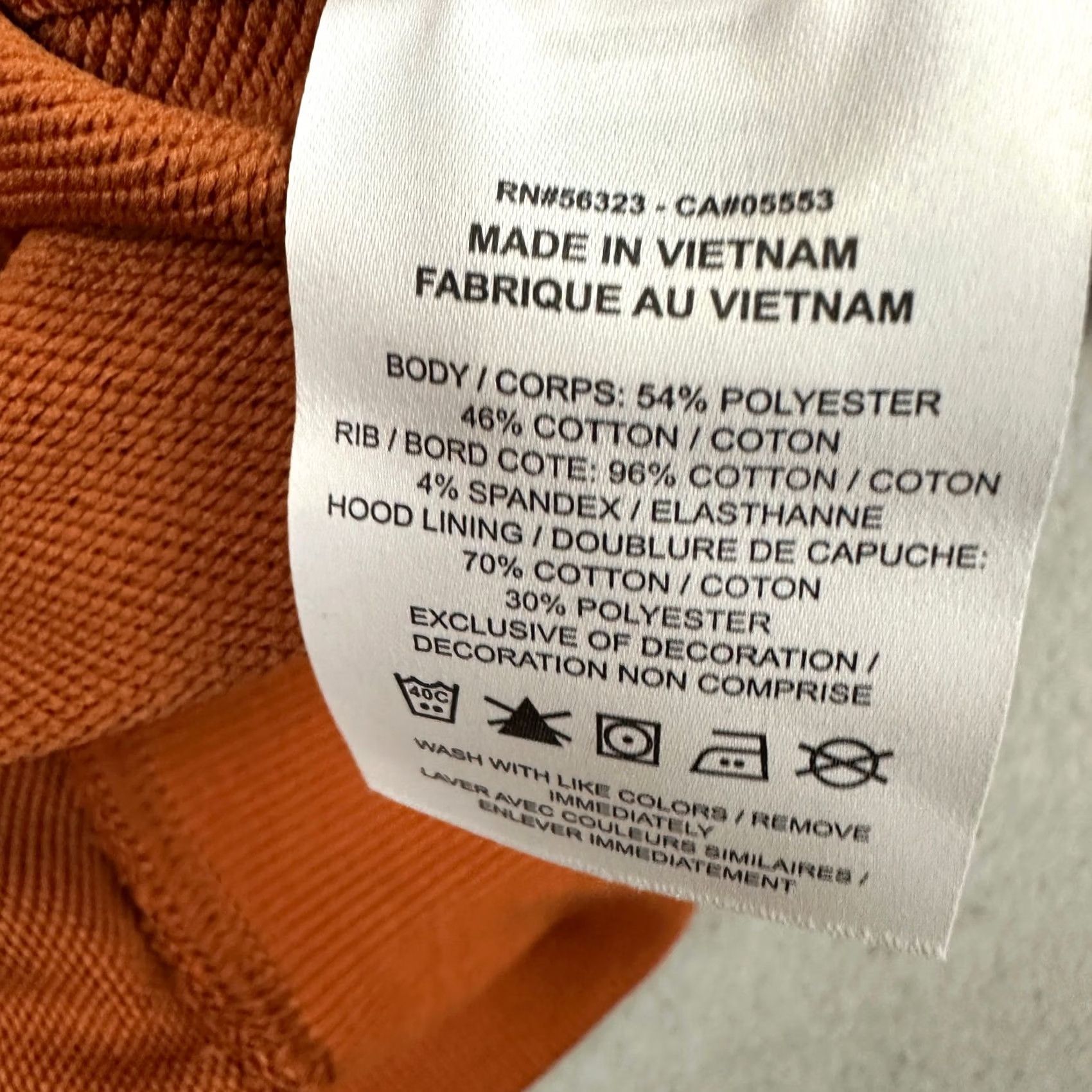 Nike Nike Hoodie Men Large Rust Orange Court Heritage French Terry Tennis Pullover L Size US L / EU 52-54 / 3 - 6 Thumbnail