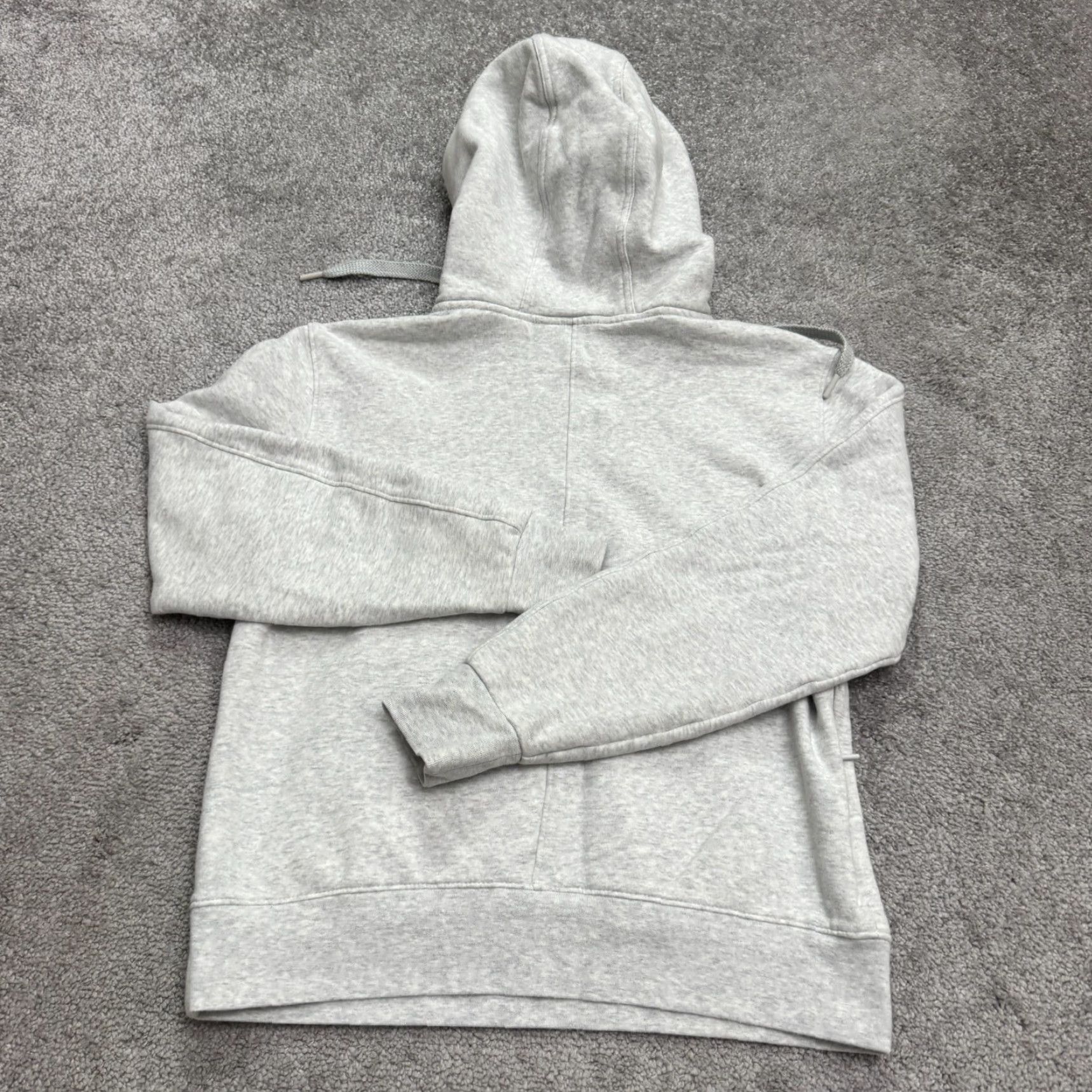 Vintage Unbranded Hoodie Pullover Sweatshirt Women Medium Gray Zip Pockets Fleece Active Size M / US 6-8 / IT 42-44 - 2 Thumbnail