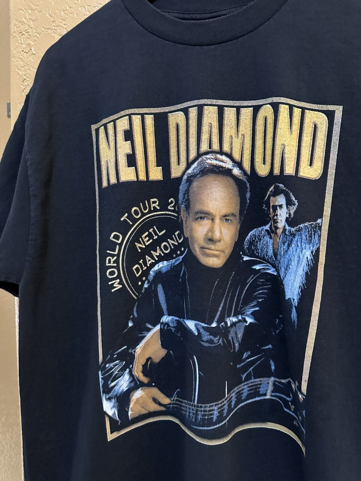 Band Tees × Vintage Vintage Neil Diamond 2005 World Tour tee large Size US L / EU 52-54 / 3 - 3 Thumbnail