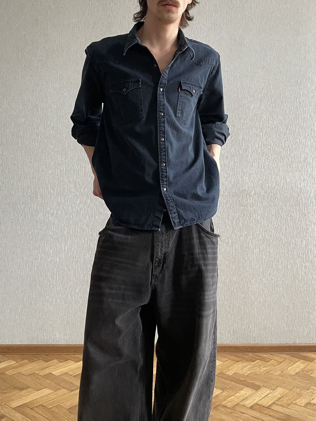 Levi's Levi’s: A Blue Denim Shirt Size US XXL / EU 58 / 5 - 5 Thumbnail