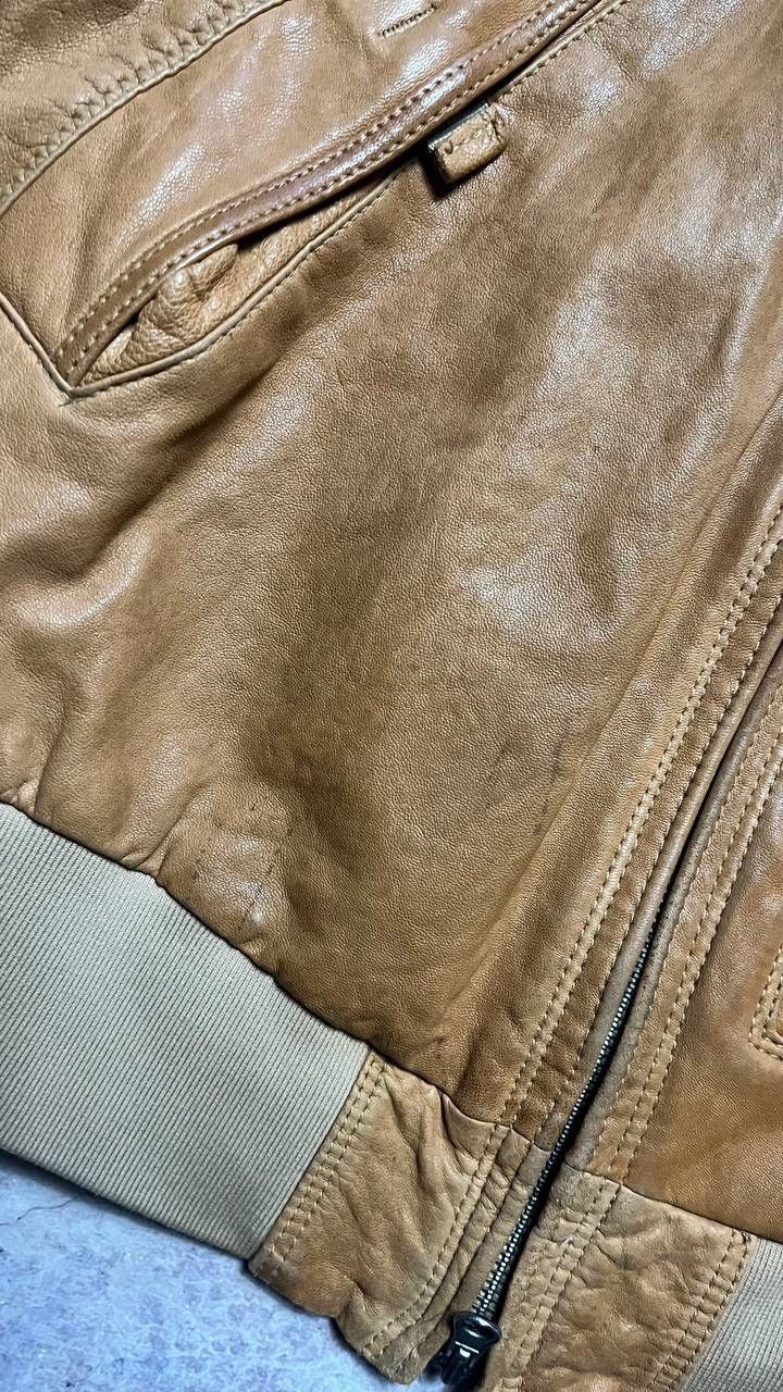 Parajumpers Parajumpers Leather Jacket Designer Premium Italian Aviator Size US XL / EU 56 / 4 - 10 Thumbnail