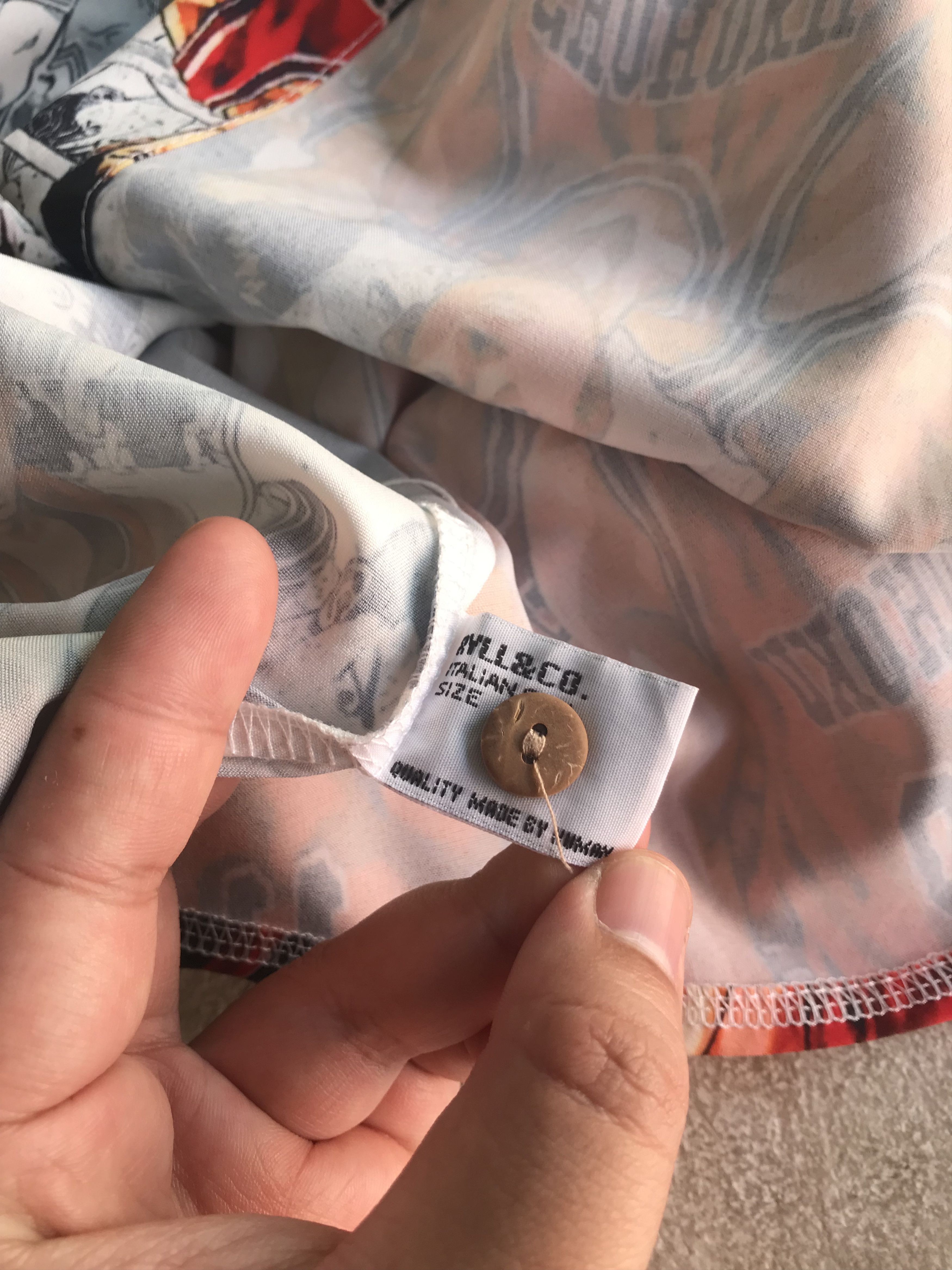 Anime × Japanese Brand × Vintage Vintage Anime Slam Dunk AOP Shirts Size US L / EU 52-54 / 3 - 7 Thumbnail
