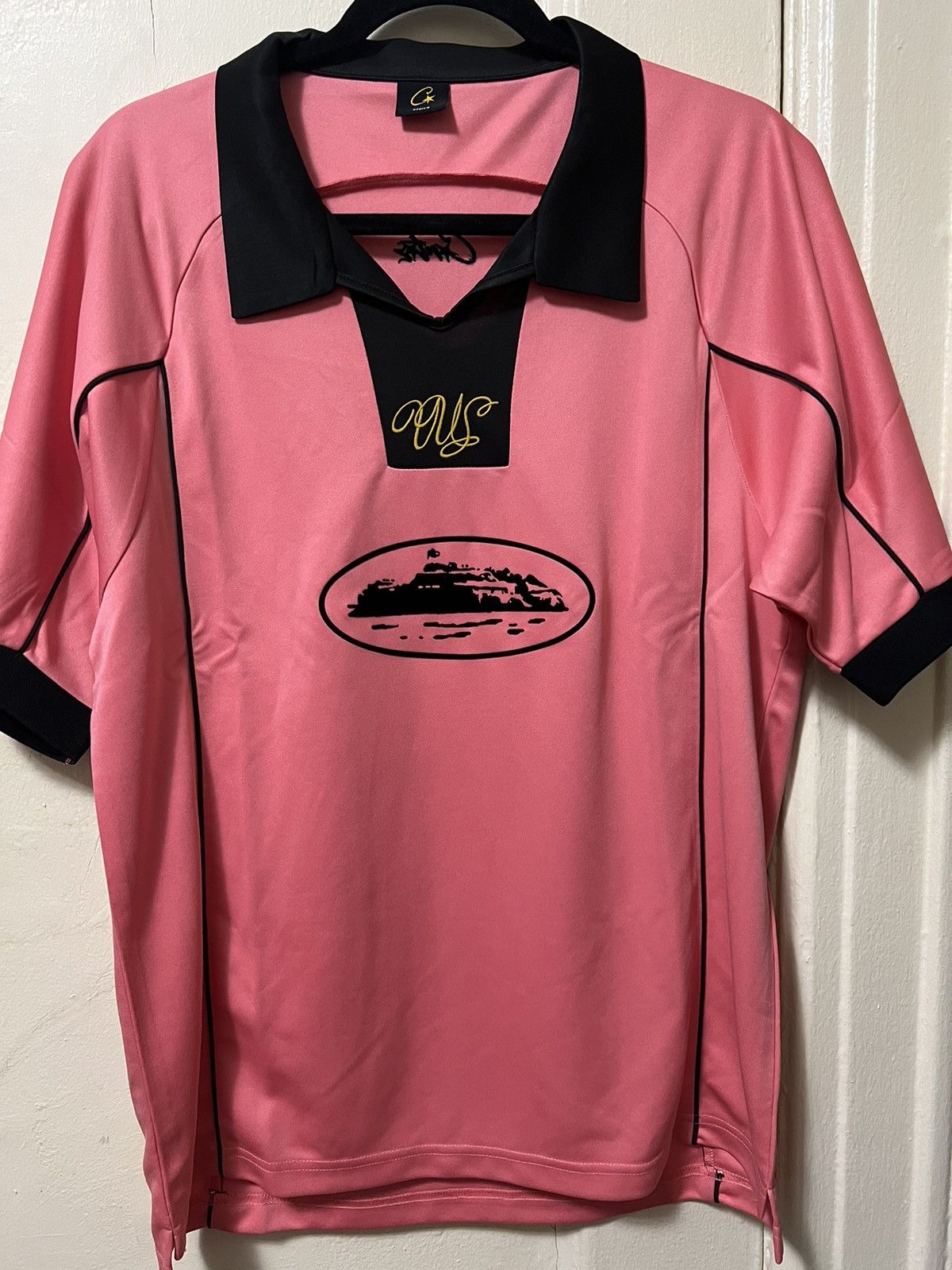 Corteiz Talismo Football Jersey Pink