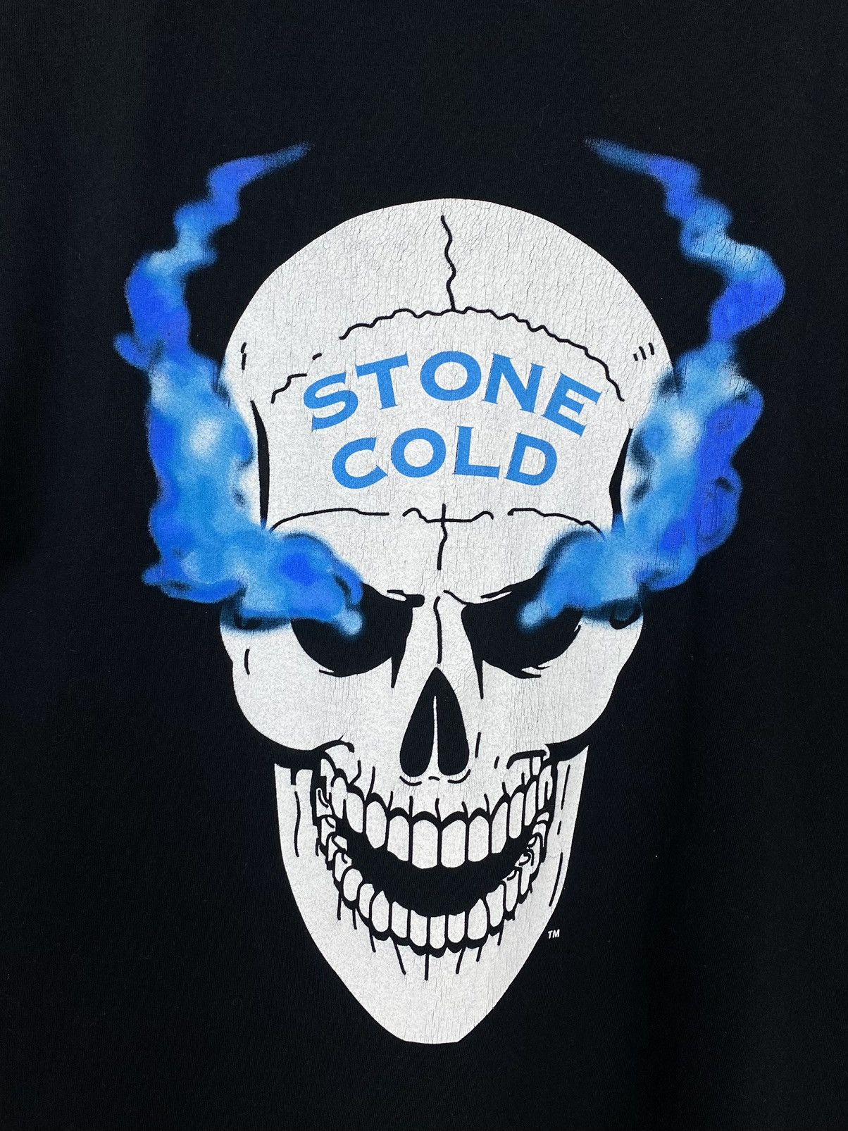 WWE Vintage Stone Cold Steve Austin WHAT? T-Shirt Size M Black Size US M / EU 48-50 / 2 - 2 Thumbnail